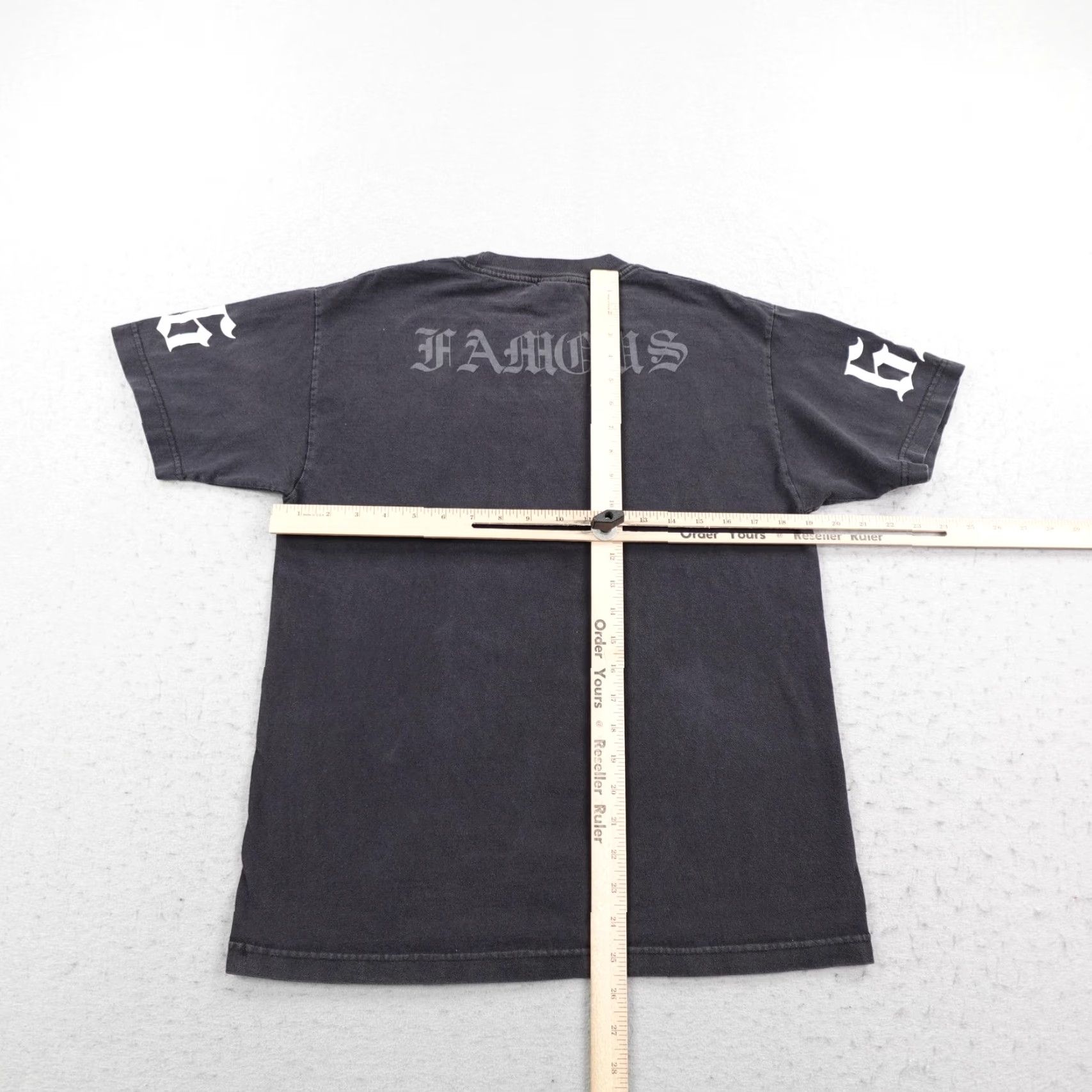 Barker VINTAGE Famous Stars & Straps Shirt Mens Medium Black Family Travis Barker Y2K Size US M / EU 48-50 / 2 - 6 Thumbnail