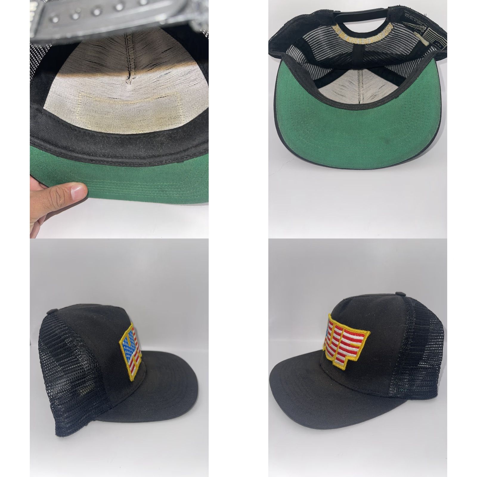 Huf Vintage HUF USA Made Adjustable Trucker Hat Black User: Vintage HUF USA Made Adjustable Trucker Hat Black Size ONE SIZE - 8 Thumbnail