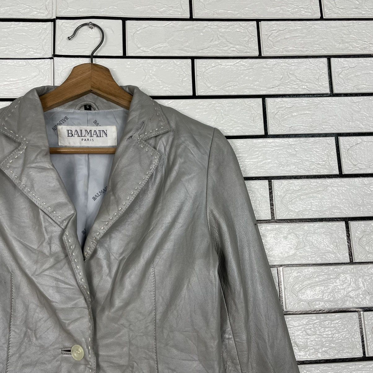 Balmain Balmain Women Leather Jacket Size S / US 4 / IT 40 - 5 Thumbnail