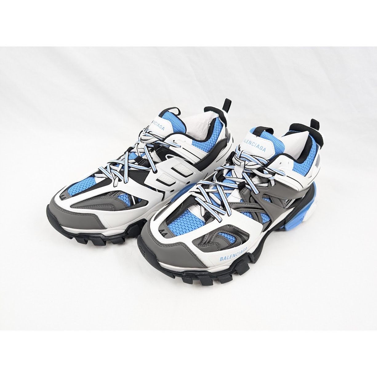 Balenciaga o1rshd1 Rubber Track Sneakers in Multicolor Size US 11 / EU 44 - 18 Thumbnail