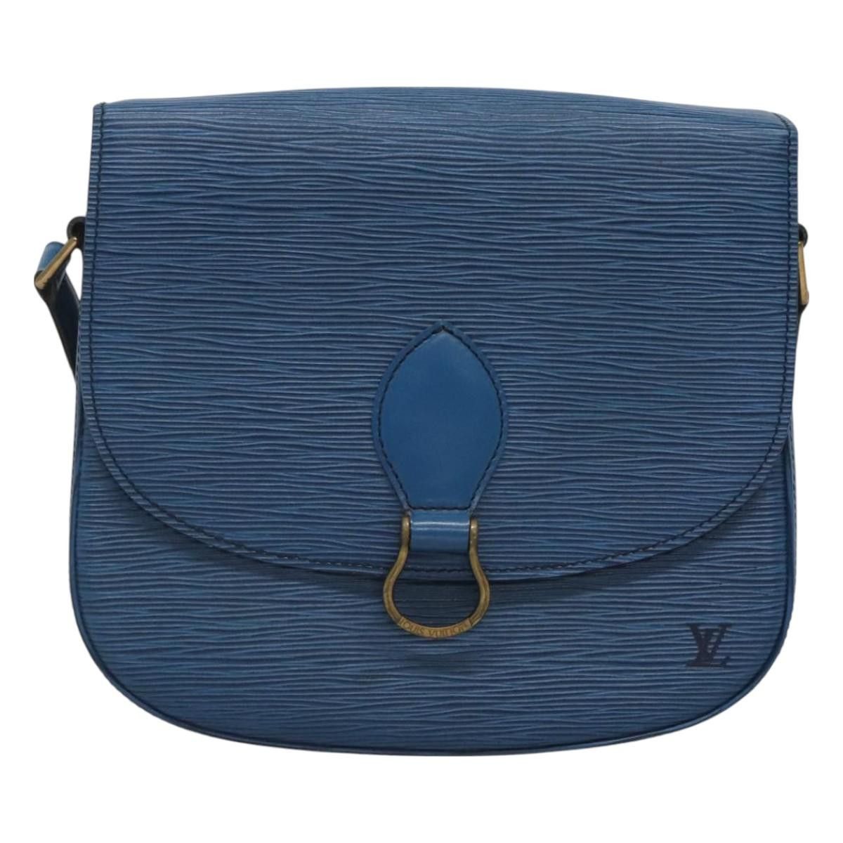 Louis Vuitton LOUIS VUITTON Epi Saint Cloud GM Shoulder Bag Toledo Blue Size ONE SIZE - 13 Thumbnail