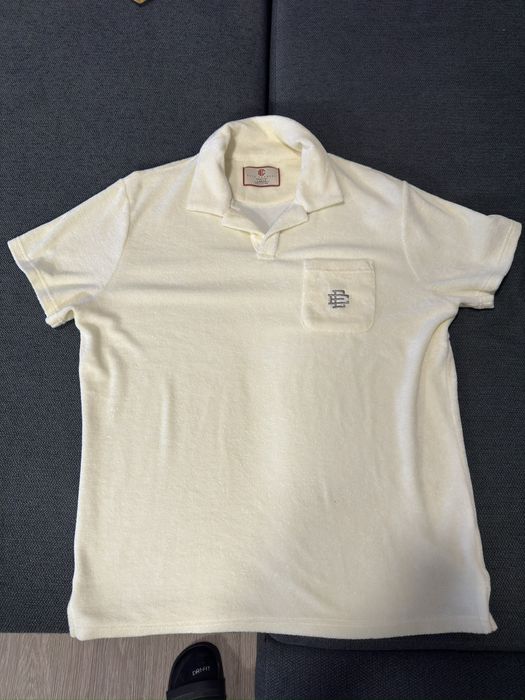 Eric Emanuel Eric Emanuel cream terry polo large | Grailed