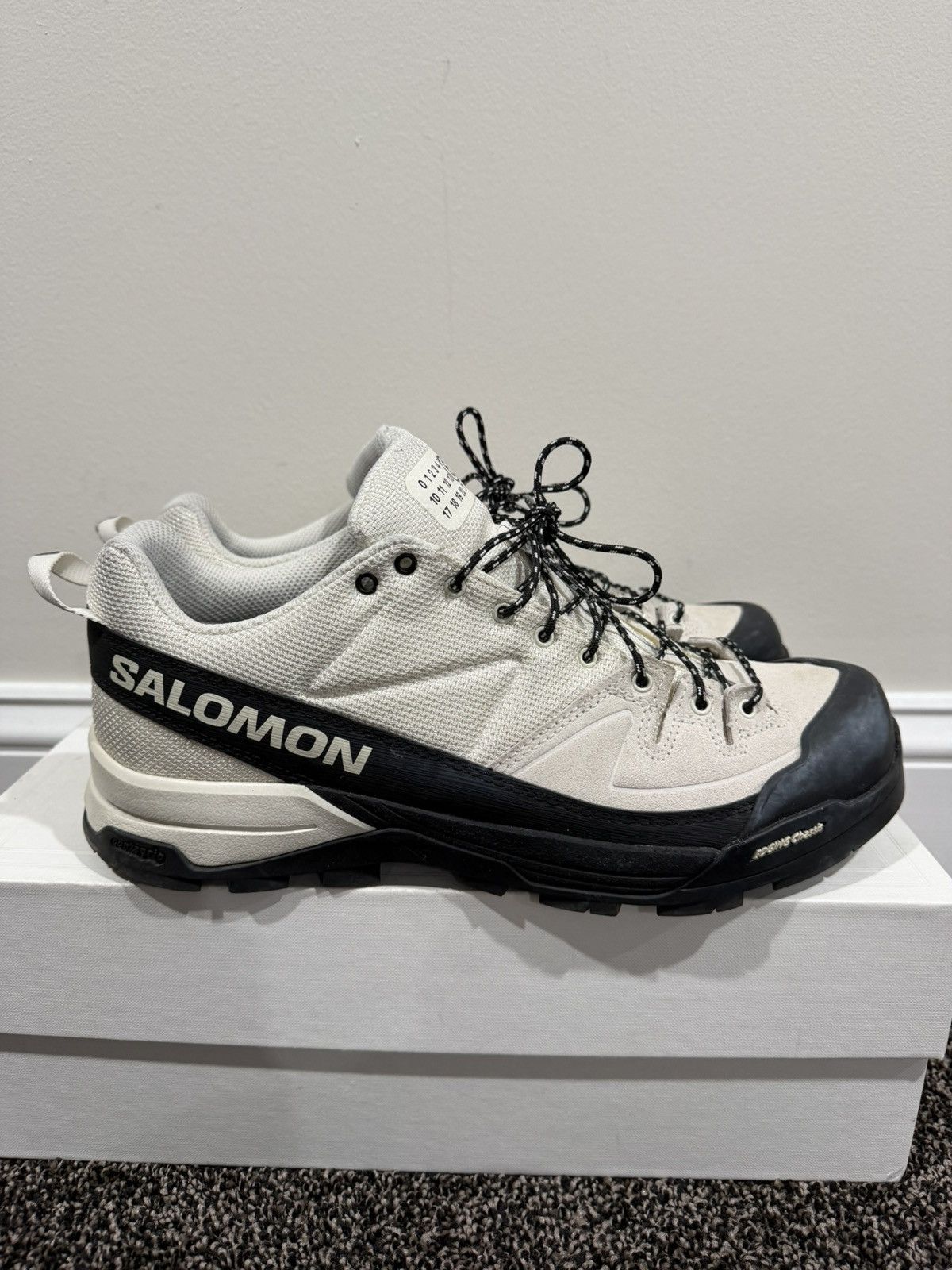 Maison Margiela × Salomon Salomon X-Alp x MM6 Maison Margiela Vanilla Ice Sneakers Size US 9.5 / EU 42-43 - 6 Thumbnail
