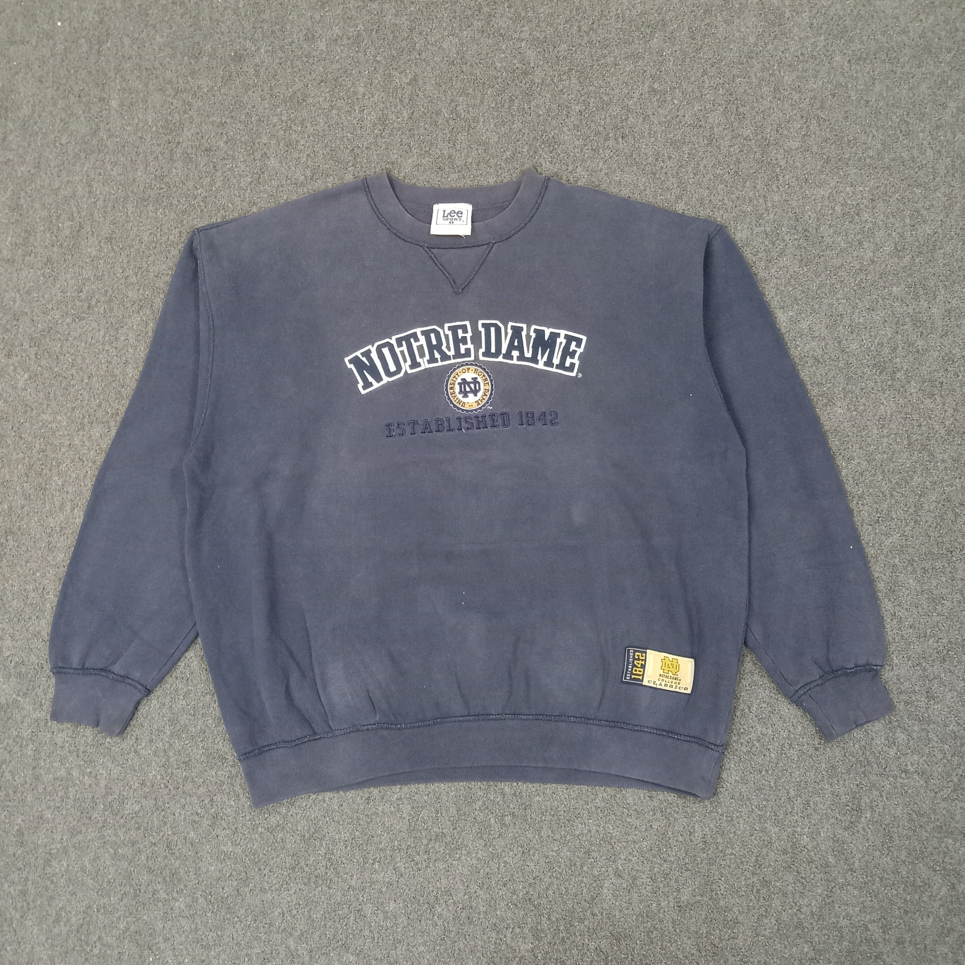 Lee University Of Notre Dame American Sweatshirt C250N12 Size US XXL / EU 58 / 5 - 1 Thumbnail