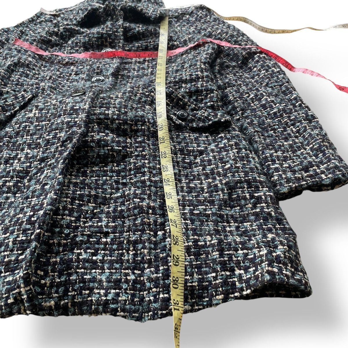 Michel Klein Michel Klein Paris Tweed Jacket Coat Winter Size S / US 4 / IT 40 - 14 Thumbnail