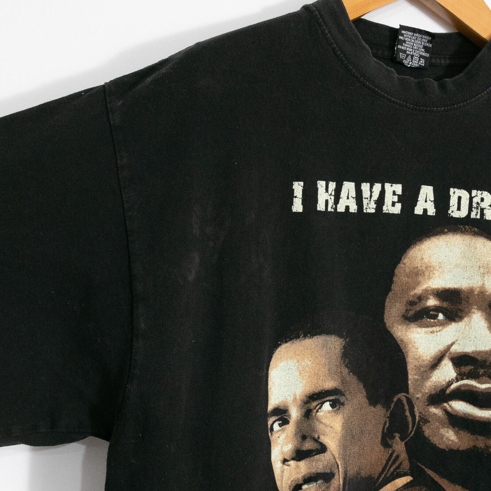 Vintage Vintage Y2K Barack Obama T Shirt XL - Martin Luther King MLK Size US XL / EU 56 / 4 - 3 Thumbnail