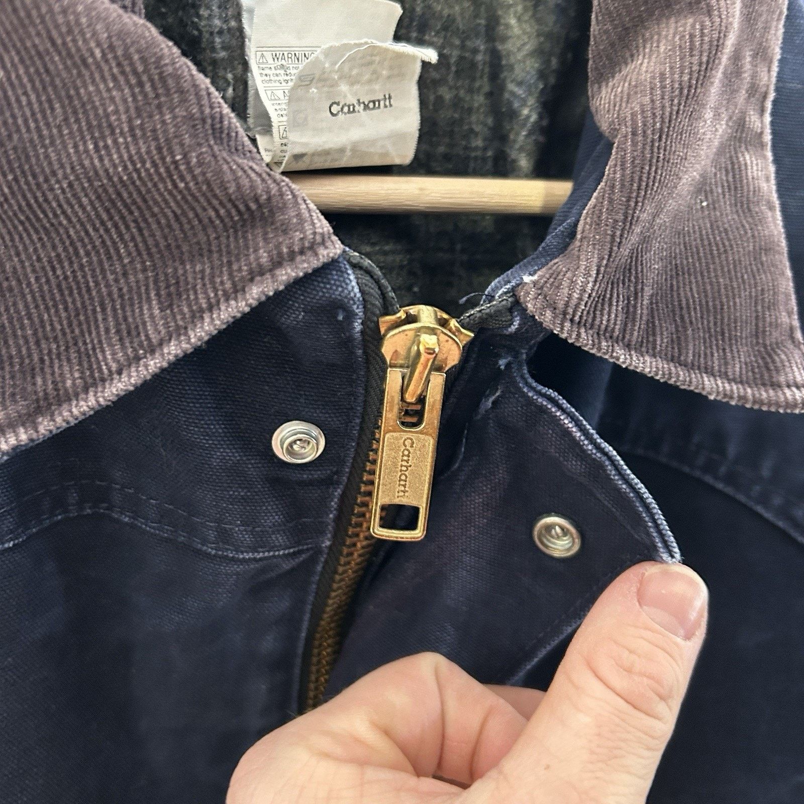 Carhartt Vintage Carhartt Blanket-Lined Barn Jacket “Midnight Blue” Size US M / EU 48-50 / 2 - 14 Thumbnail