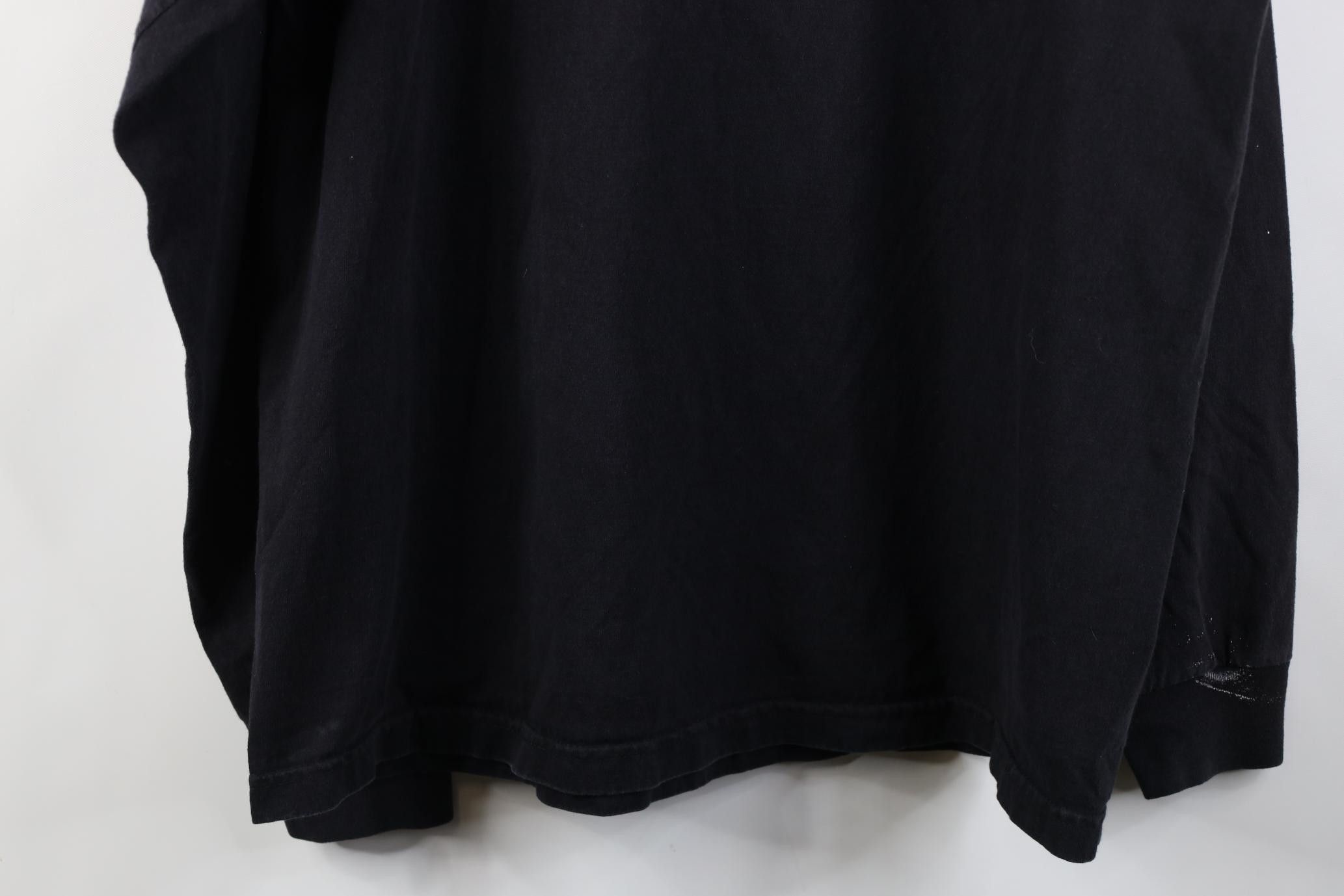 Vintage Vintage 90 Streetwear Cotton Long Sleeve T-Shirt Black USA Size US XL / EU 56 / 4 - 11 Thumbnail