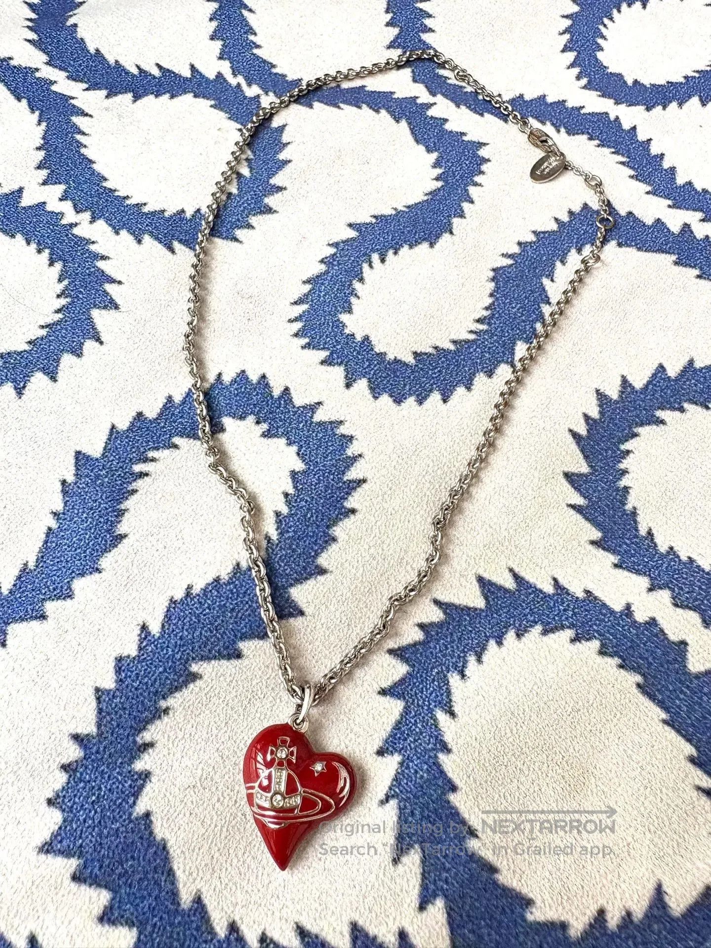 Vivienne Westwood Vivienne Westwood Red Heart Necklace. Size ONE SIZE - 4 Thumbnail