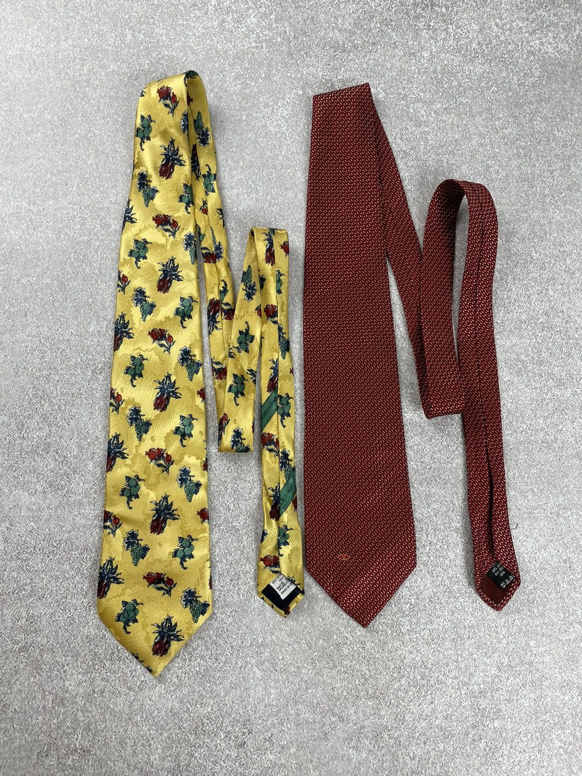 Valentino × Vintage Vintage Valentino Printed Silk Tie Size ONE SIZE - 2 Thumbnail