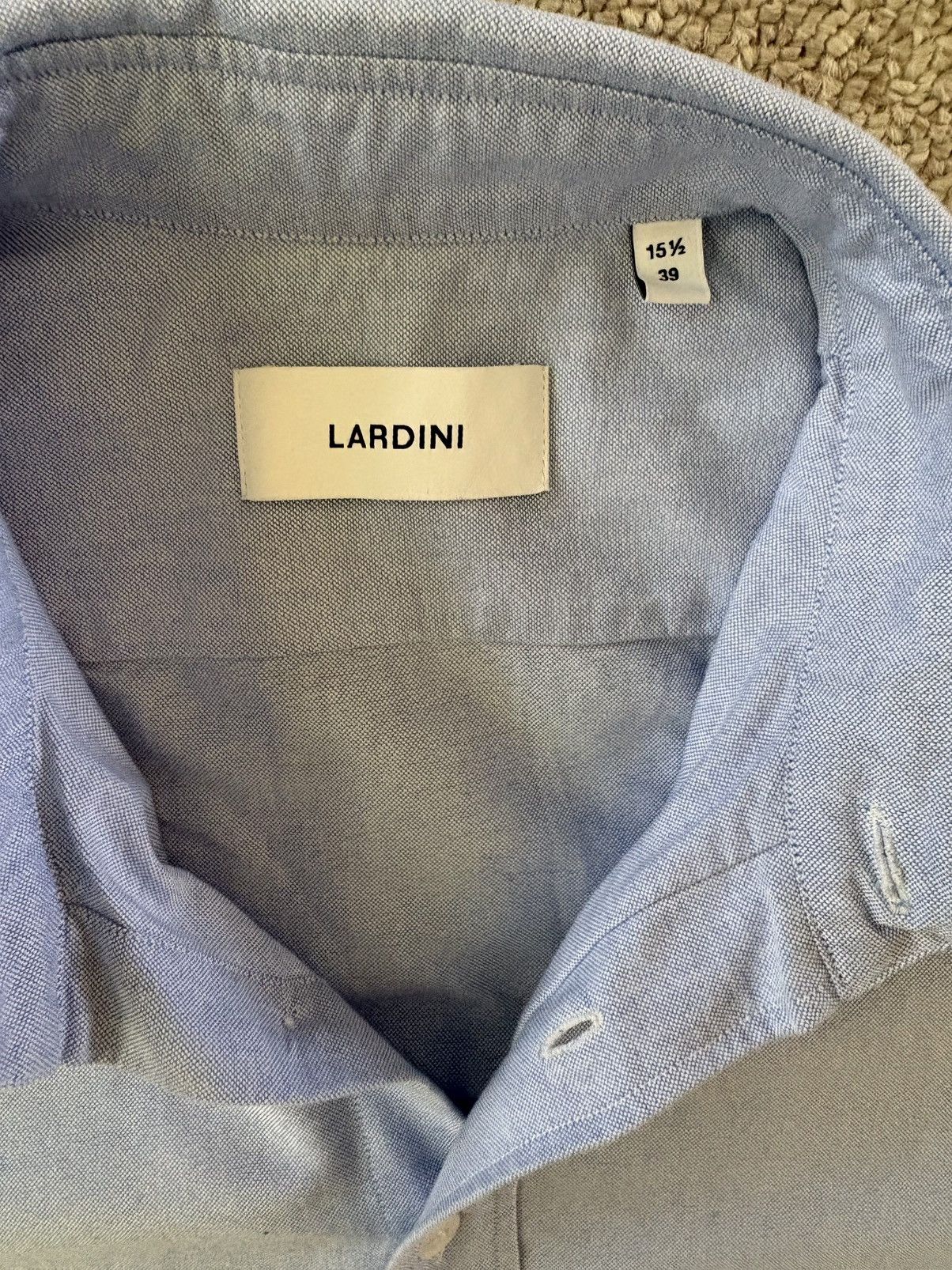 Lardini Blue oxford shirt Size US M / EU 48-50 / 2 - 3 Thumbnail