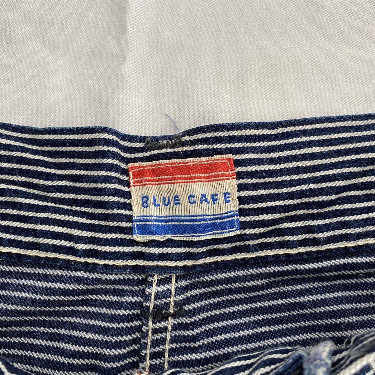 45rpm VTG 45rpm Blue Cafe Hickory Striped Workwear Denim Jeans Size US 27 - 11 Thumbnail