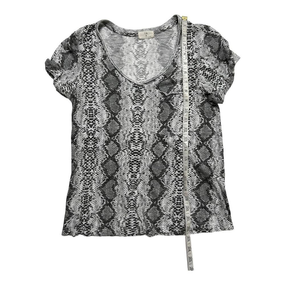 Designer Anthropologie l t.la Snakeskin Print Tee XS Size XS / US 0-2 / IT 36-38 - 4 Thumbnail