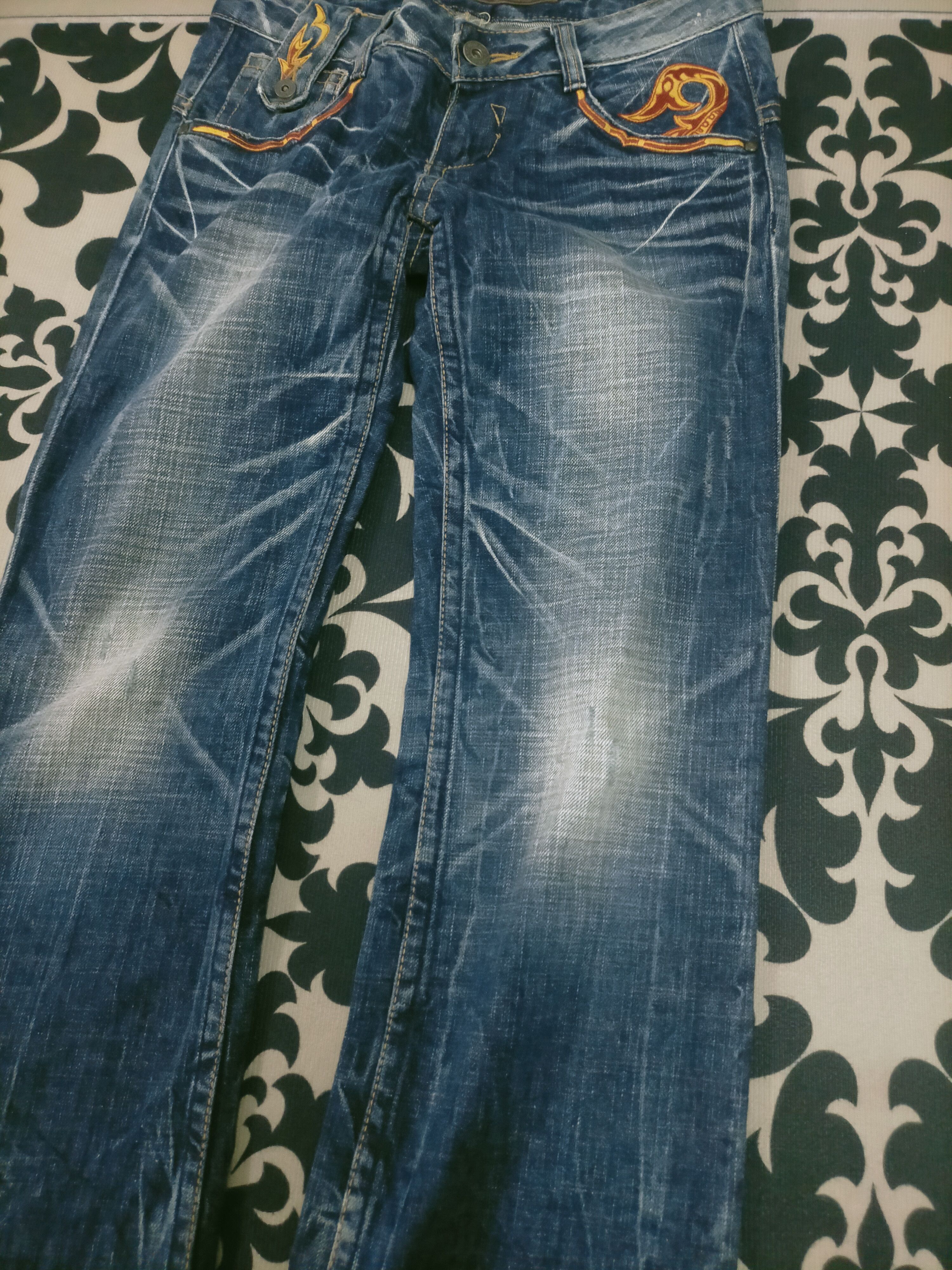 Tornado Mart 🔥Insane Studio RP Mudwash Flared Jeans Size US 29 - 4 Thumbnail