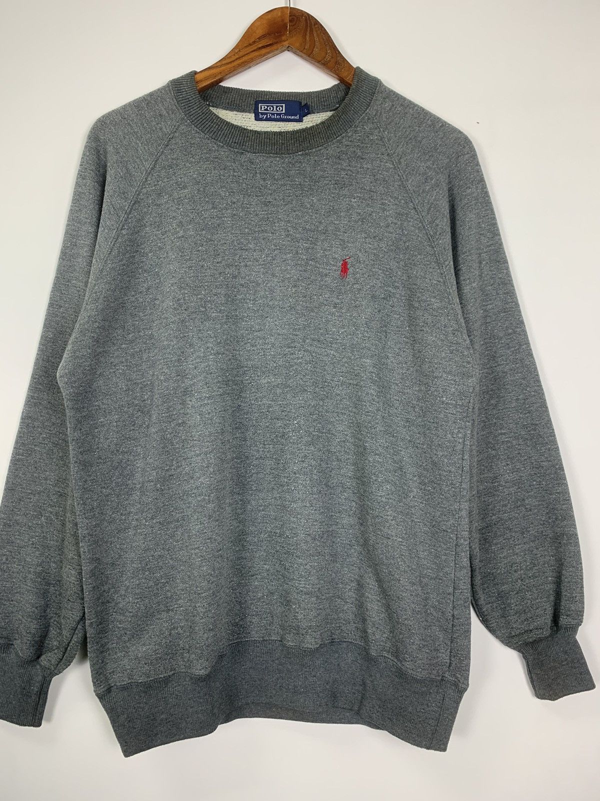 Vintage Vintage Polo Ground Sweatshirt Size US L / EU 52-54 / 3 - 2 Thumbnail