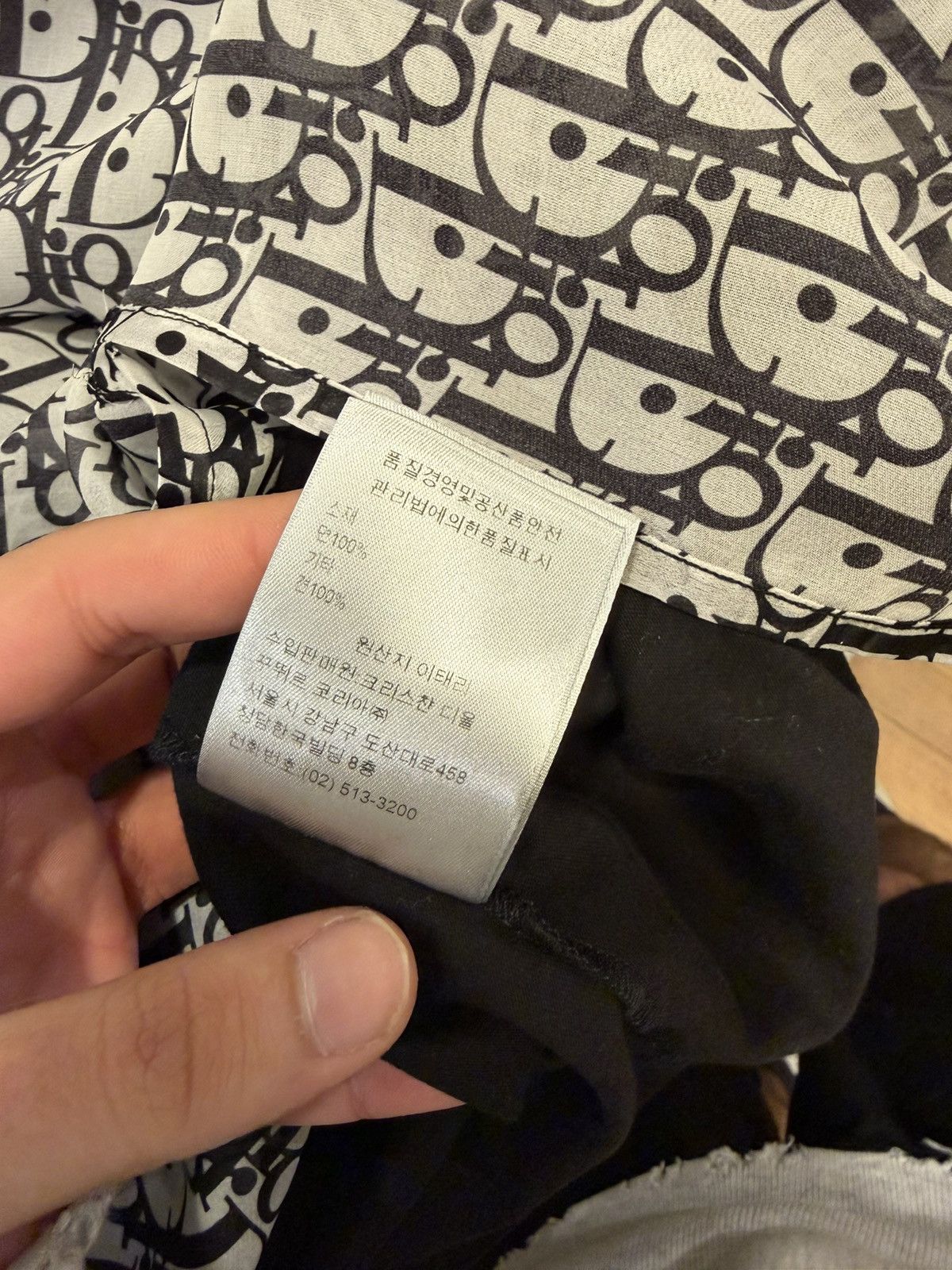 Dior Dior Homme Oblique Print Layered Tee Size US XXL / EU 58 / 5 - 5 Thumbnail
