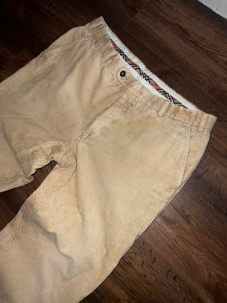 Burberry × Vintage Vintage pants Burberry corduroy y2k baggy fit Size US 38 / EU 54 - 3 Thumbnail