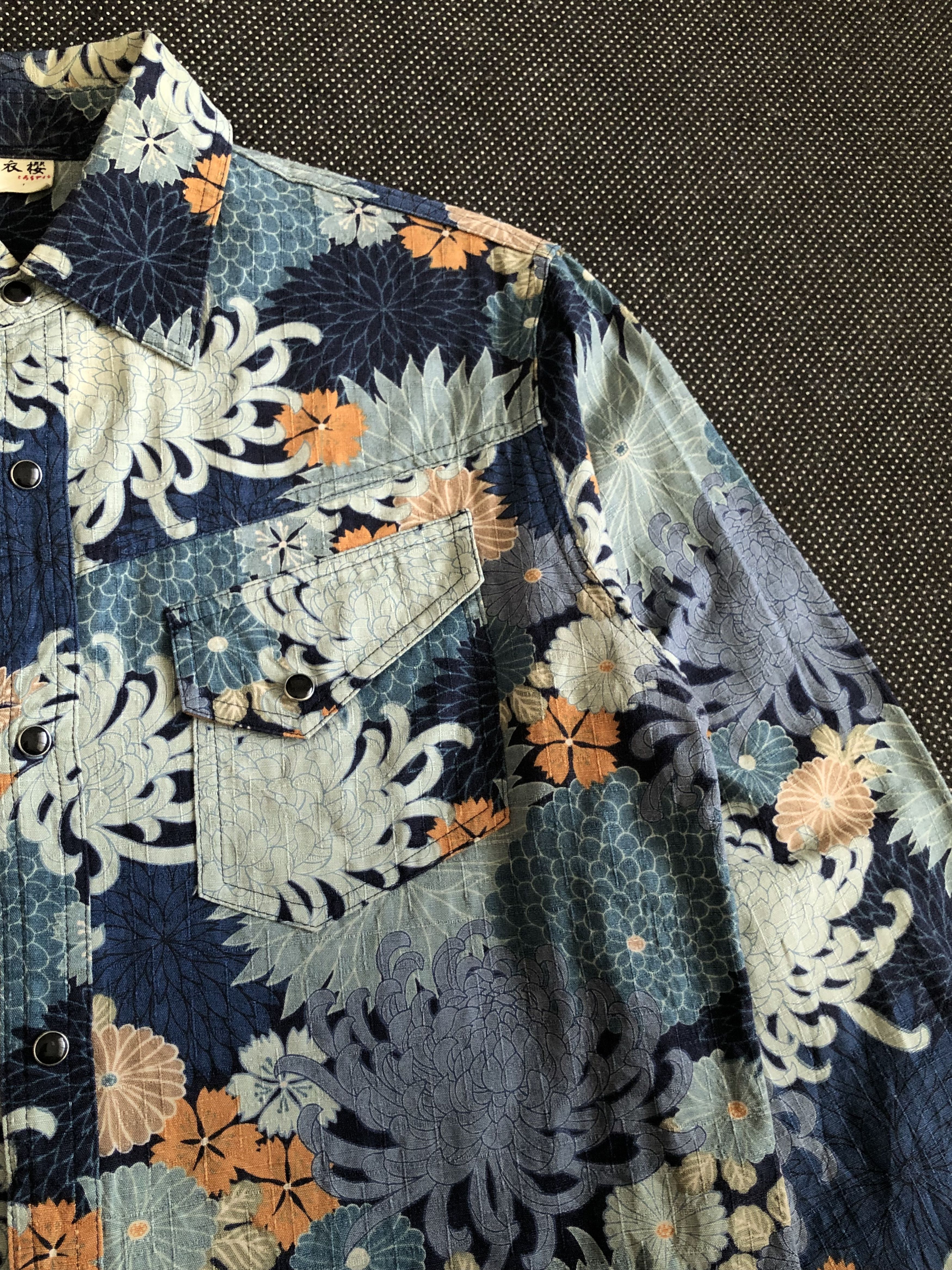 Japanese Brand RARE🔥VINTAGE JAPAN’S NEO CLOTHING FLORAL PRINT COTTON TWILL Size US M / EU 48-50 / 2 - 4 Thumbnail