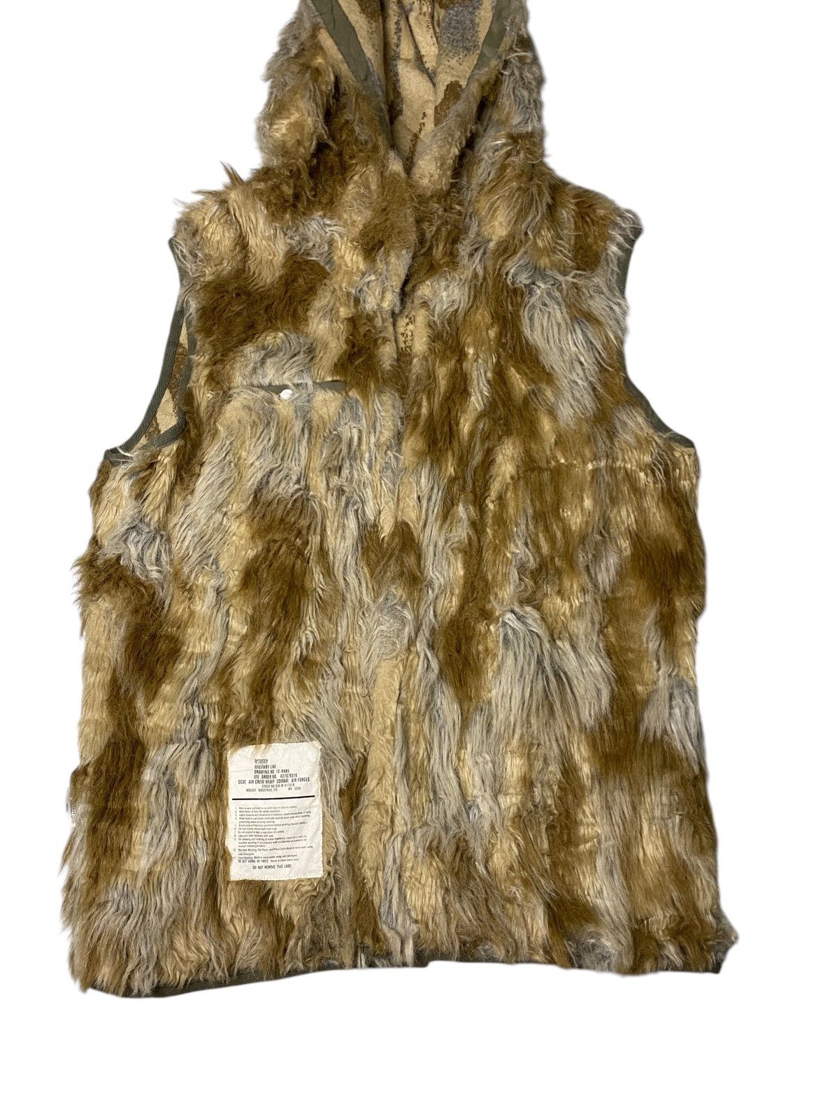 If Six Was Nine 2000's Moussy Fur Military Vest Hoodie Size US M / EU 48-50 / 2 - 4 Thumbnail