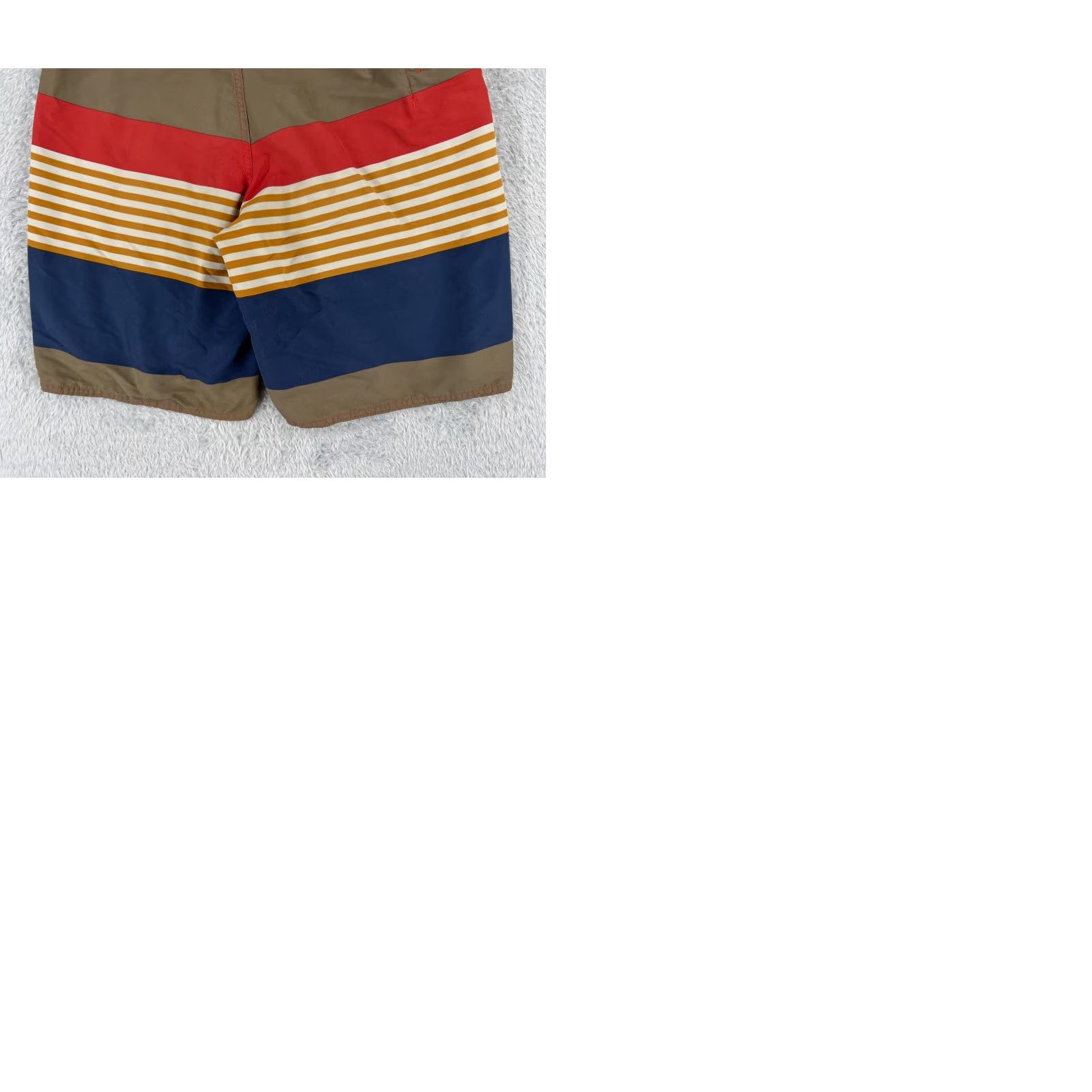 Patagonia Patagonia Board Shorts Mens 31 Blue Red Beige Wavefarer 21" Beach Swim Trunks Pockets | Men's Bottoms Surfing Recreational - Blue Size US 31 - 11 Thumbnail