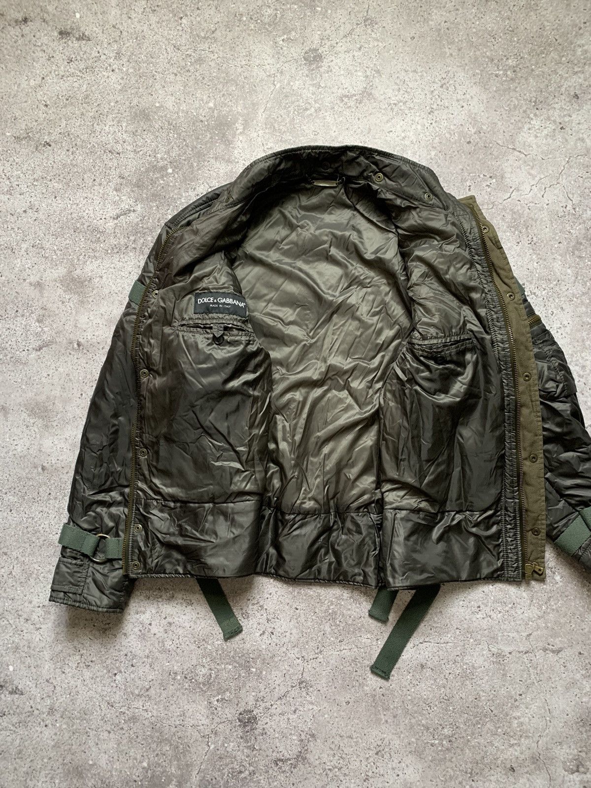 Dolce & Gabbana Dolce & Gabbana Goat Leather Bondage Parachute Blouson Size US M / EU 48-50 / 2 - 10 Thumbnail