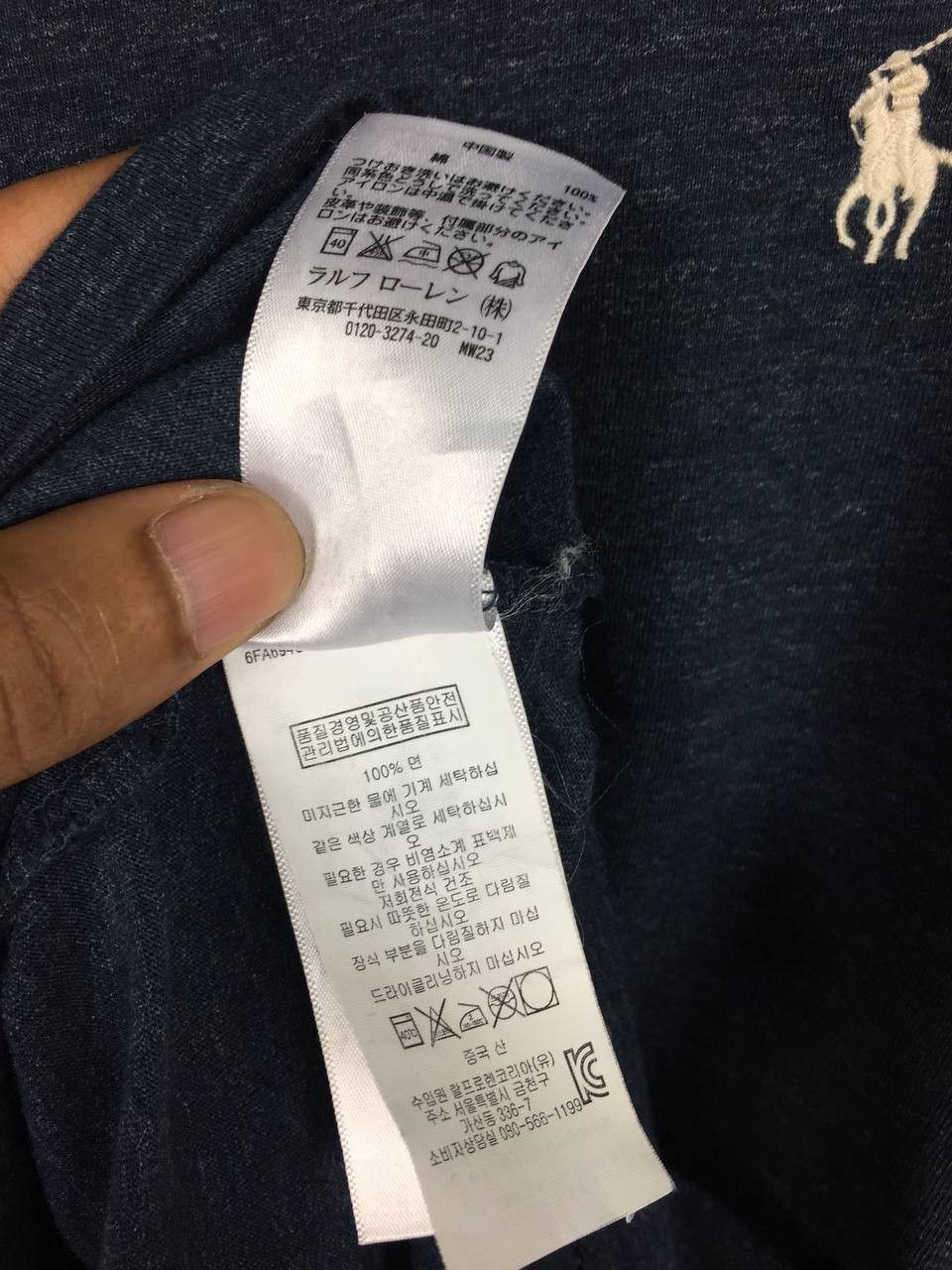 Polo Ralph Lauren × Vintage Polo Ralph Lauren Small Logo Custom Fit Longsleeve Tee Size US L / EU 52-54 / 3 - 12 Thumbnail