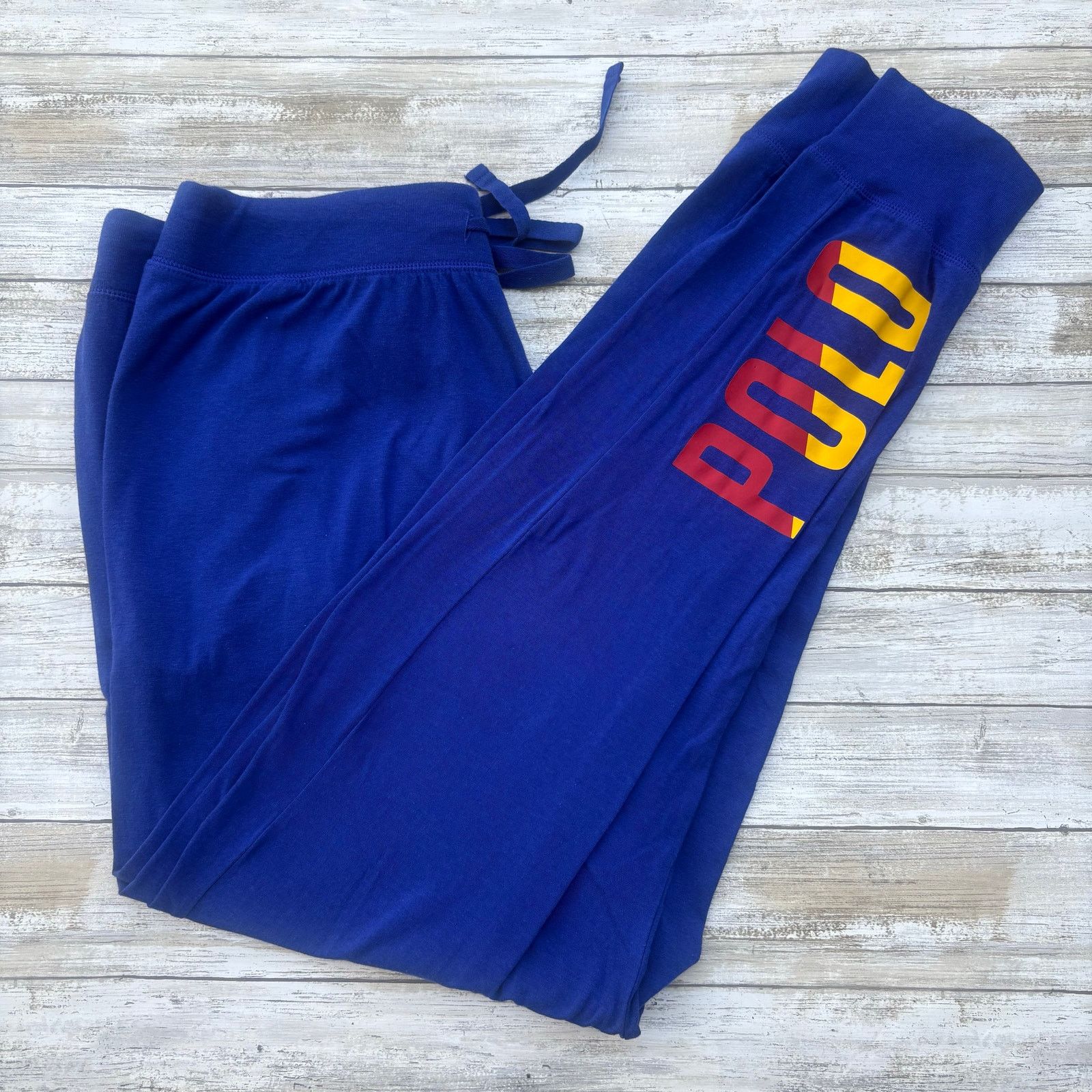 Polo Ralph Lauren Polo Ralph Lauren Jogger Pajama Pants XL Rugby Royal Blue Size US 34 / EU 50 - 1 Thumbnail
