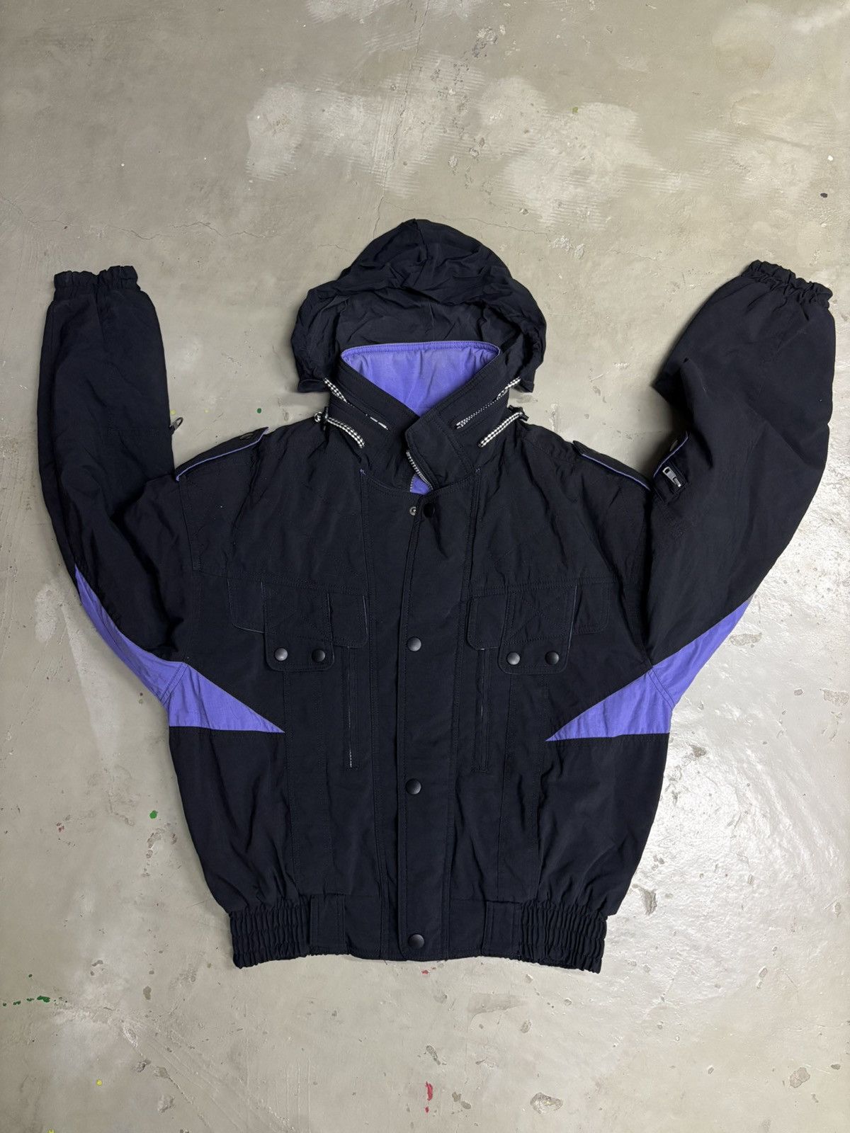 Issey Miyake Courmayer Parachute Utility Bomber Issey Miyake Design Style Size US L / EU 52-54 / 3 - 15 Thumbnail