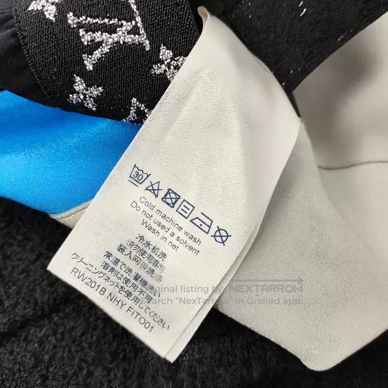 Louis Vuitton Louis Vuitton Black and blue color-block logo print elasti Size XXS / US 00 / IT 34 - 6 Thumbnail