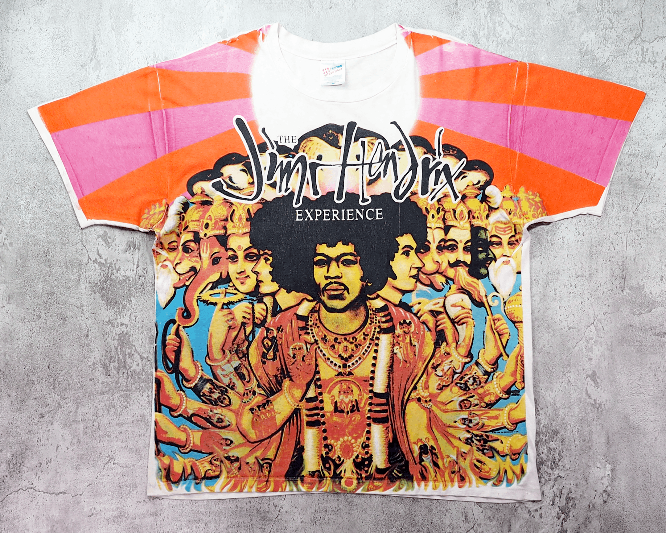 Vintage Vintage 1994 Jimi Hendrix Experience All Over Print Shirt XL Size US XL / EU 56 / 4 - 1 Thumbnail