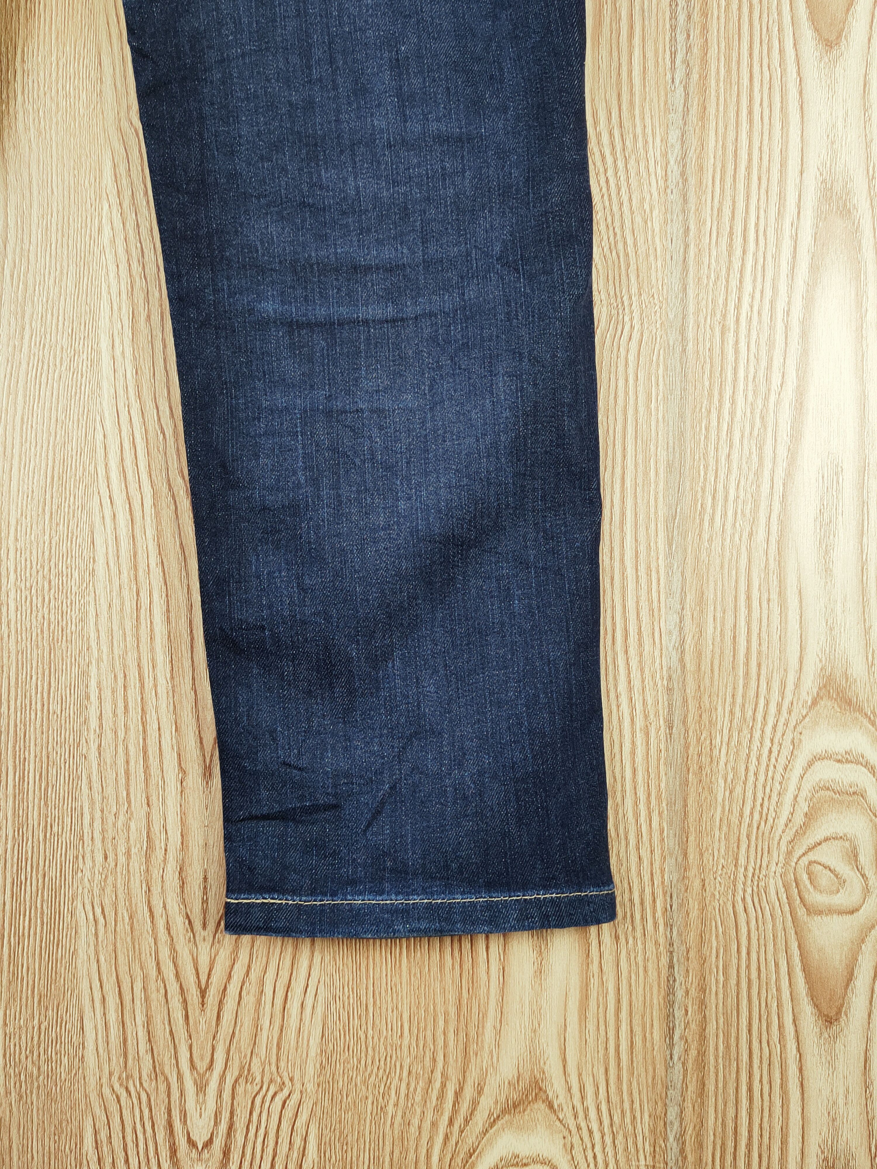 Edwin Edwin Dark Blue Distressed Ripped Jeans#S2695 Size US 31 - 13 Thumbnail