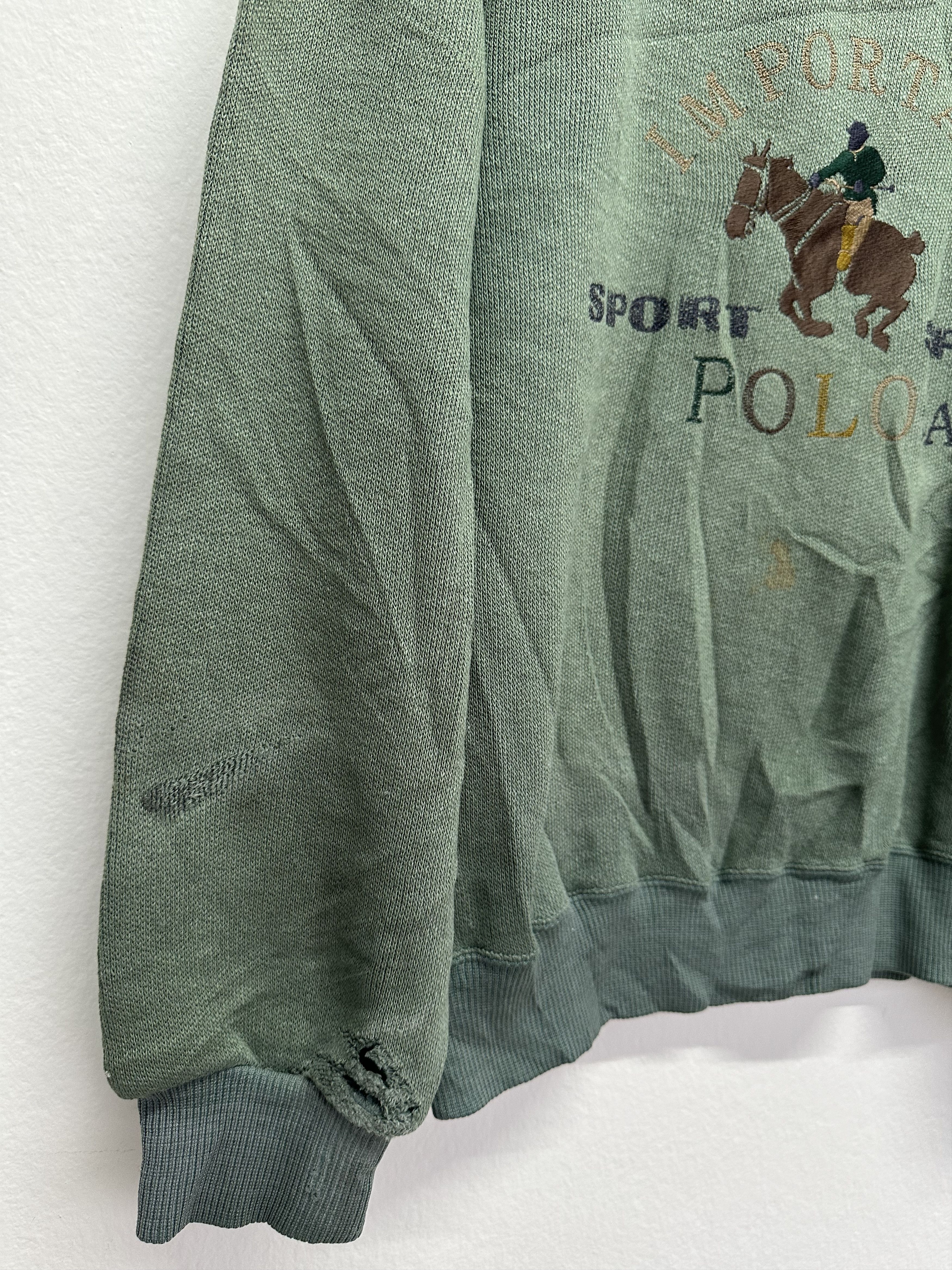 Japanese Brand Vintage Polosa Sport Spirit Crewneck Distressed Sweatshirt Size US M / EU 48-50 / 2 - 4 Thumbnail