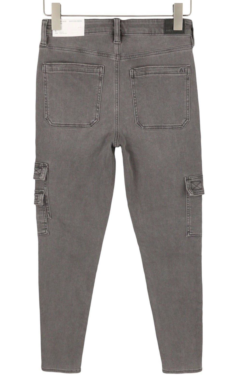 American Eagle Outfitters HI-RISE JEGGING W27 Smoked Grey Jeans 88896 Size 27" / US 4 / IT 40 - 4 Thumbnail
