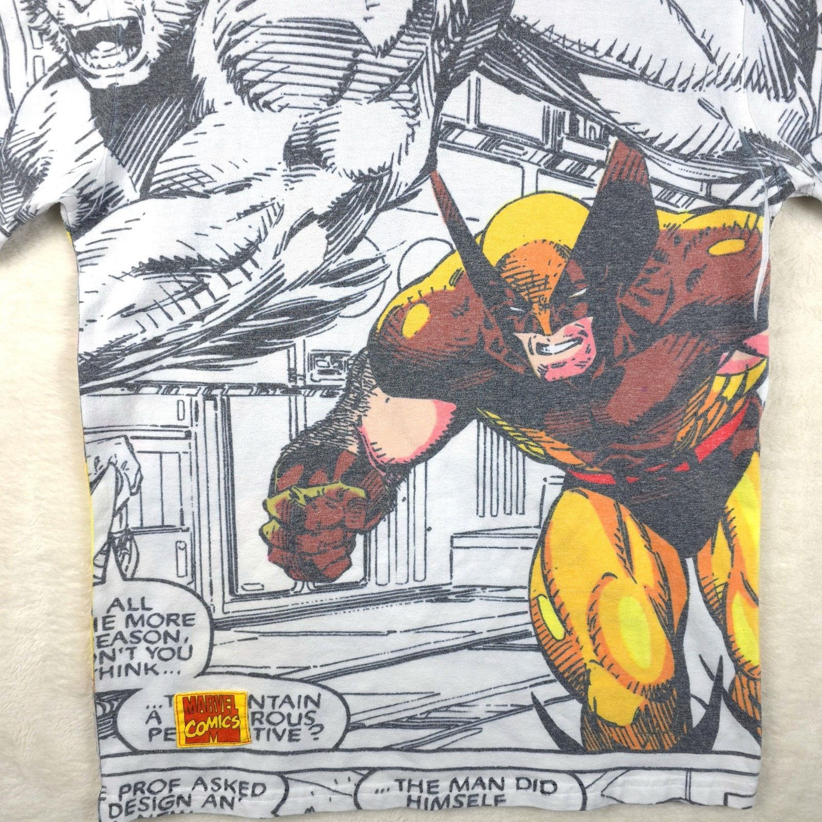 Marvel Comics Marvel Comics X-Men Wolverine Mens Shirt Size XS AOP Vtg Size US XS / EU 42 / 0 - 4 Thumbnail