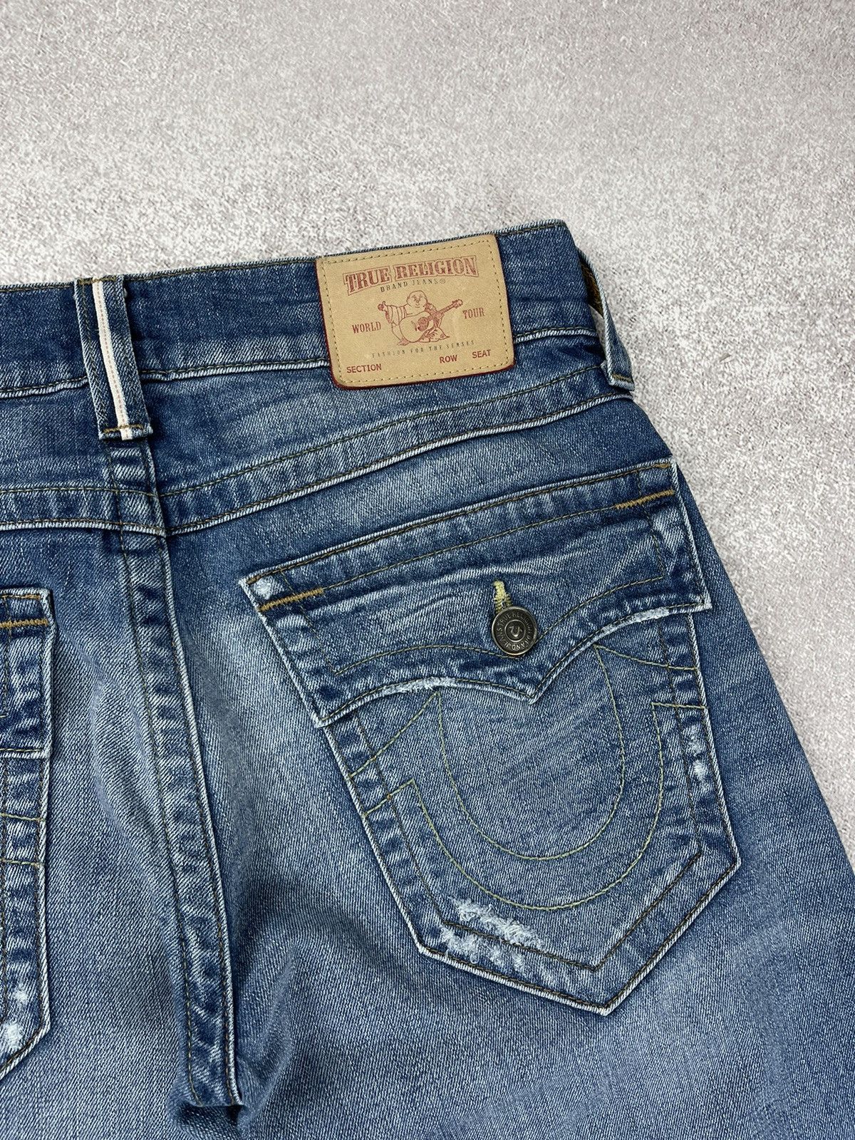 Japanese Brand × True Religion True Religion Ricky Distressed Denim Jeans Size 30 Size US 30 / EU 46 - 13 Thumbnail