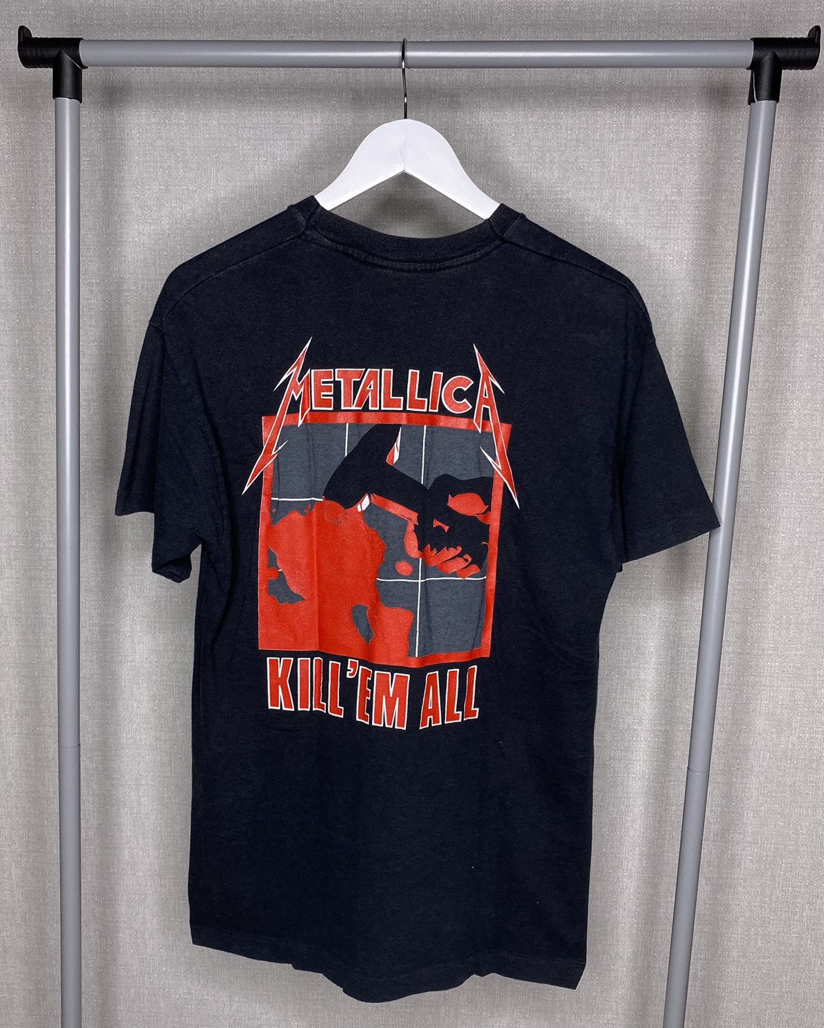 Band Tees × Vintage Metallica Vintage 1989 Ride The Lightning/Kill 'em All Shirt Size US M / EU 48-50 / 2 - 2 Thumbnail
