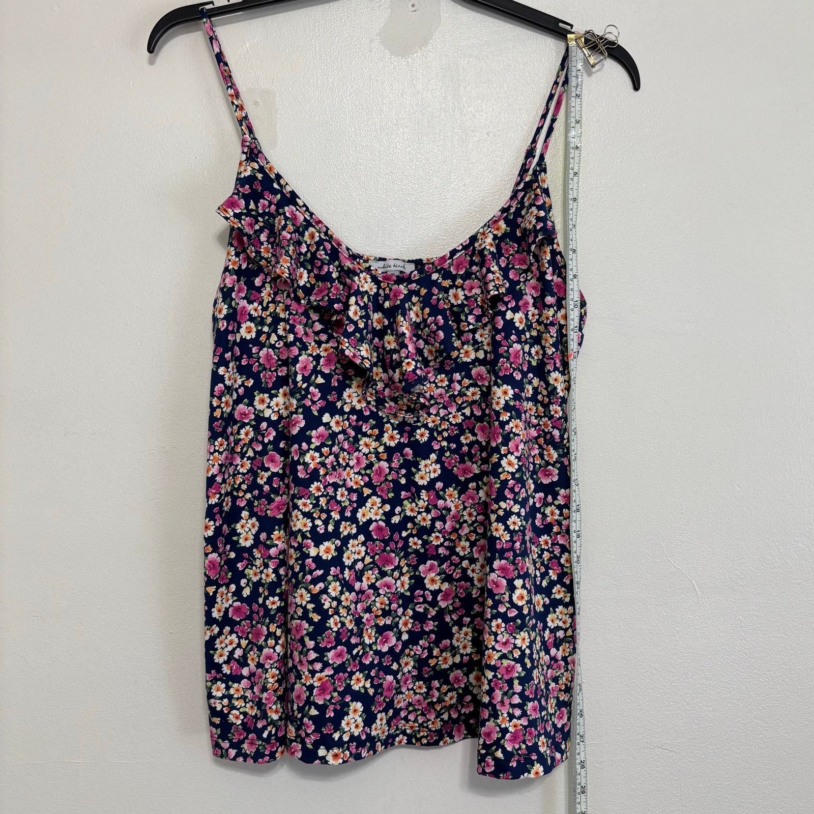 Other White Birch Navy Blue and Floral Tank Top Size XL Size XL / US 12-14 / IT 48-50 - 3 Thumbnail