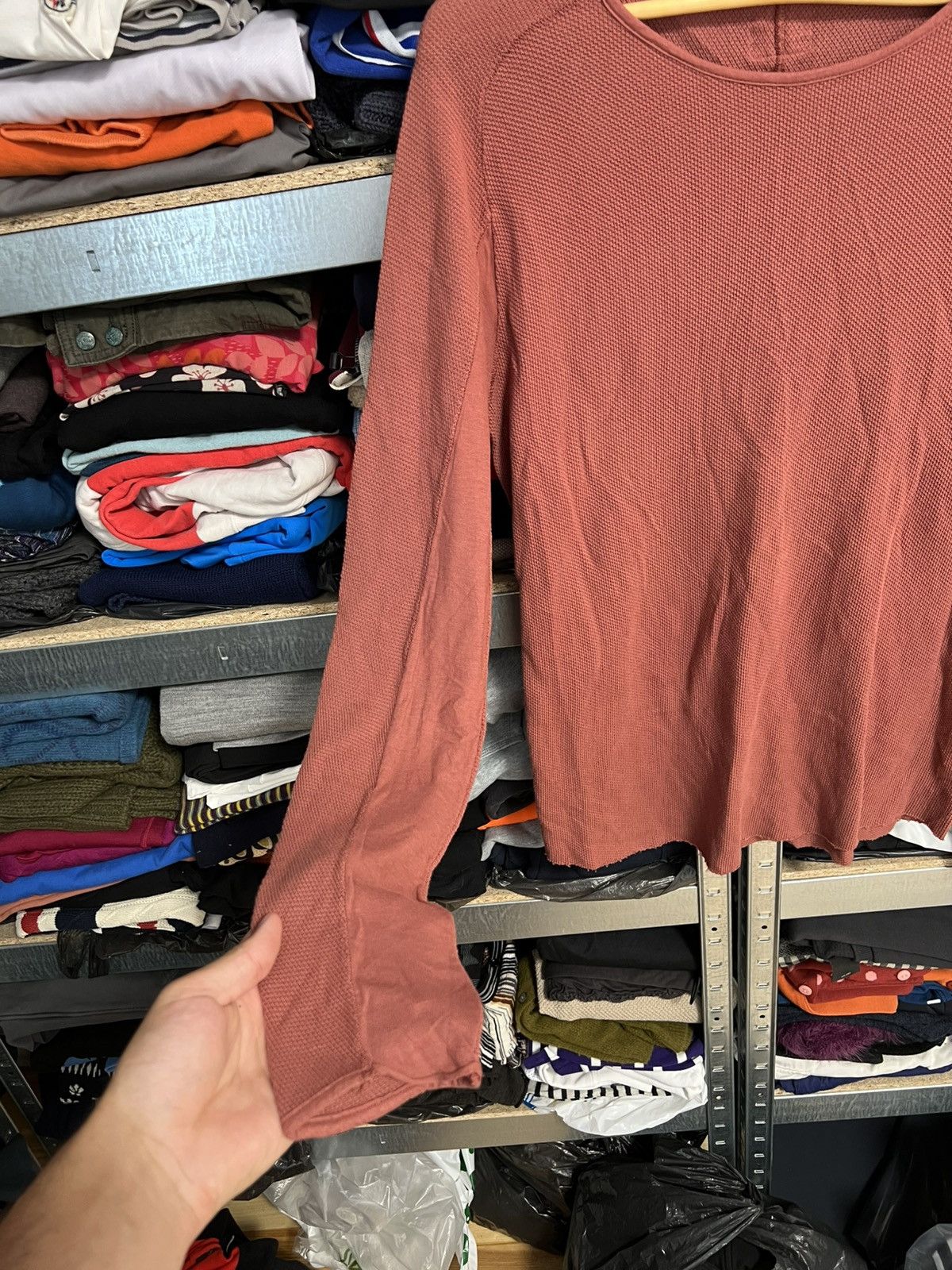 hannes roether Hannes Roether Avant Garde Long Sleeve T-Shirt Sz S Pullover Size US S / EU 44-46 / 1 - 4 Thumbnail