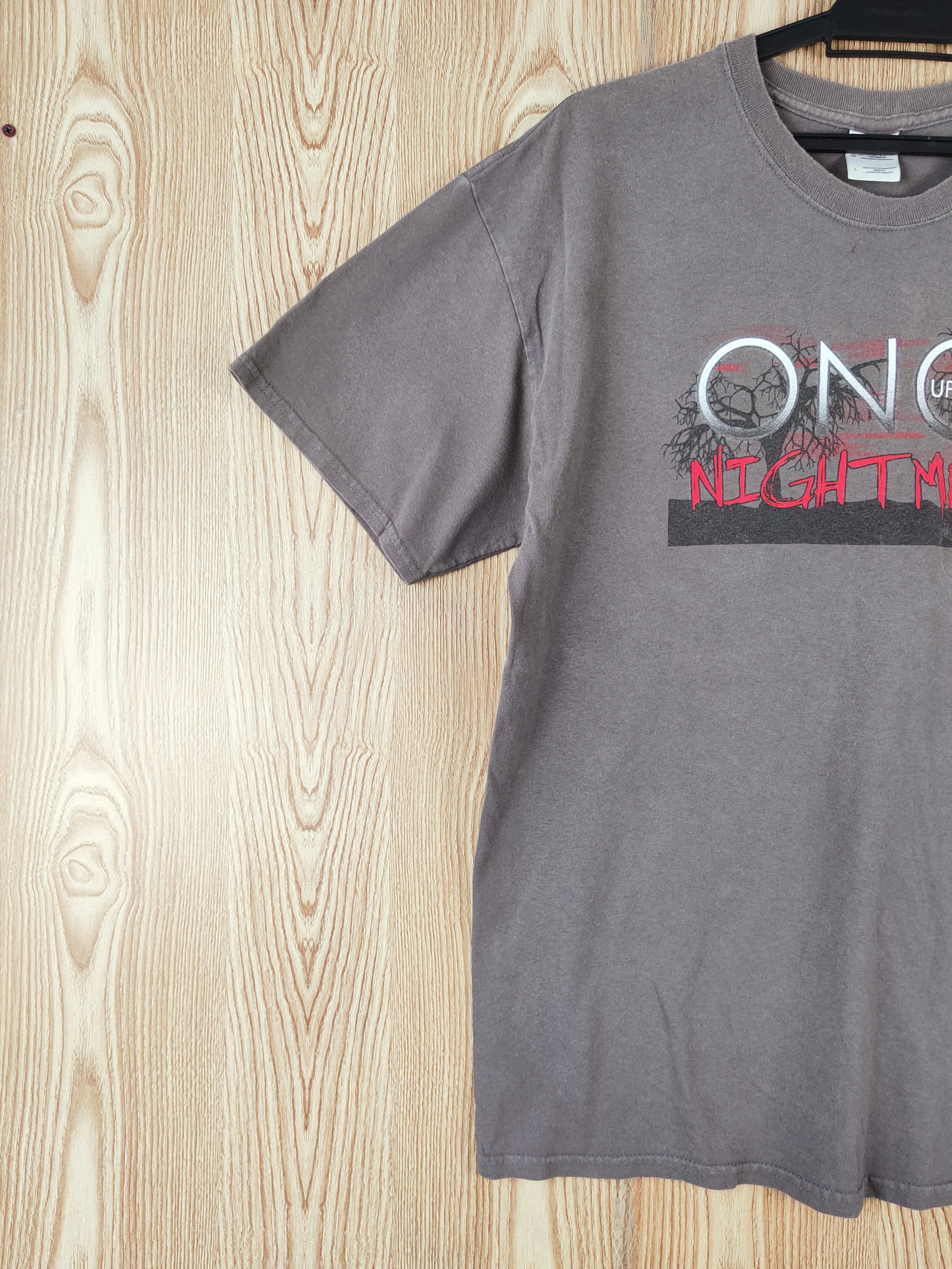 Band Tees Once Upon A Nighmare Brown Short Sleeve T-shirts #W184 Size US L / EU 52-54 / 3 - 4 Thumbnail