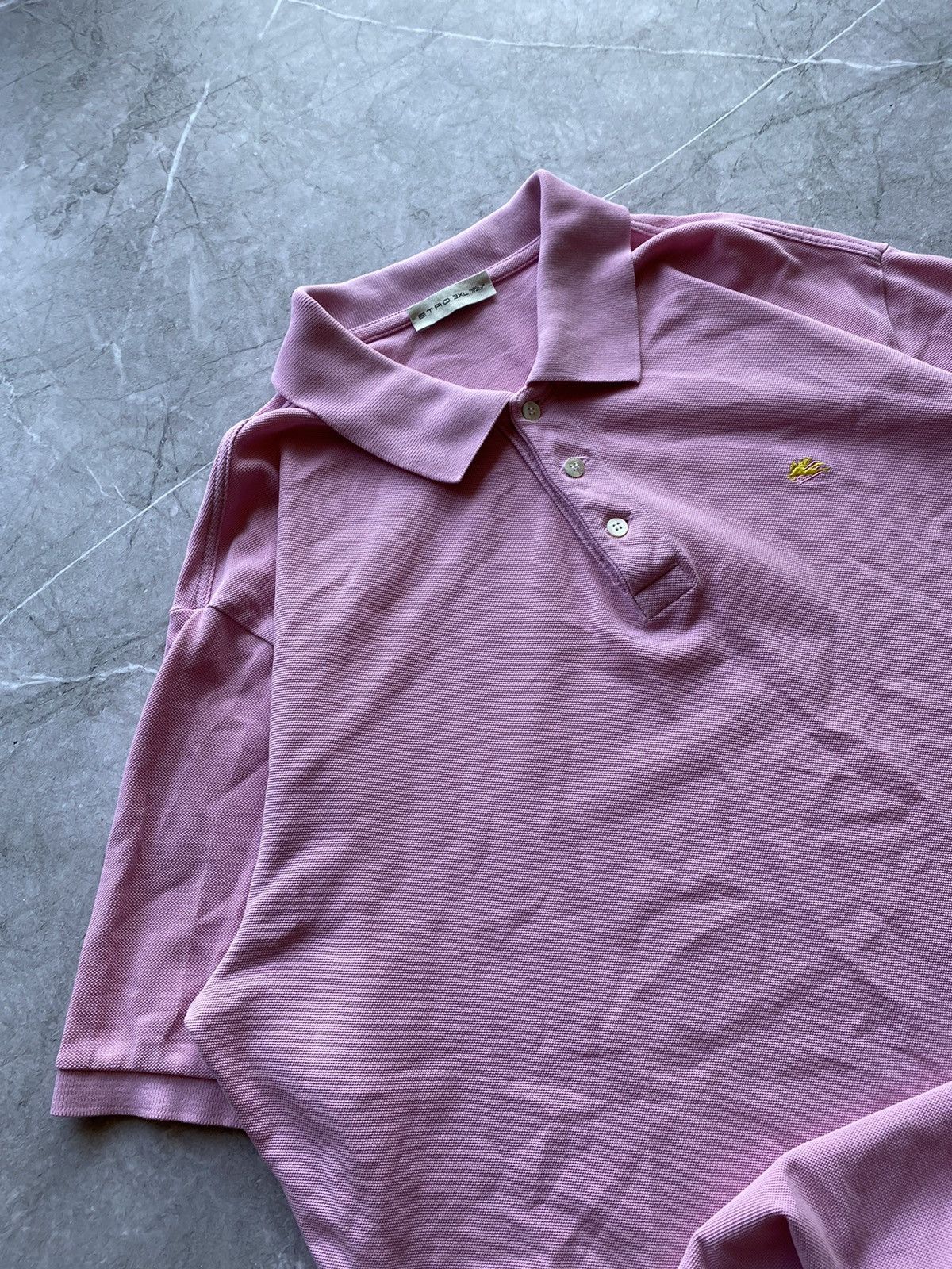 Etro Luxury Etro Milano Relaxed Polo Shirt Made in Italy Size US XXL / EU 58 / 5 - 3 Thumbnail