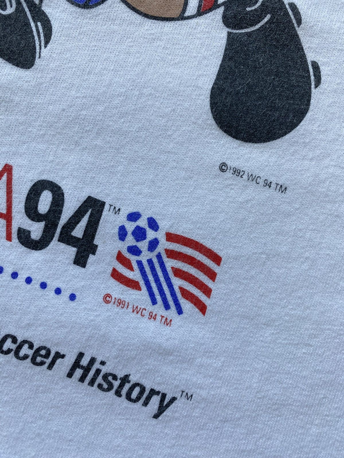 Vintage White 1994 USA World Cup Tee🏆✨🇺🇸 Size US M / EU 48-50 / 2 - 5 Thumbnail