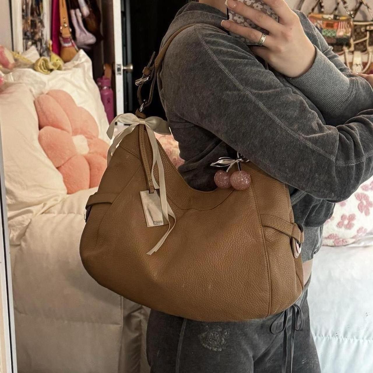 Furla Furla Tan Slouchy Bag Size ONE SIZE - 8 Thumbnail