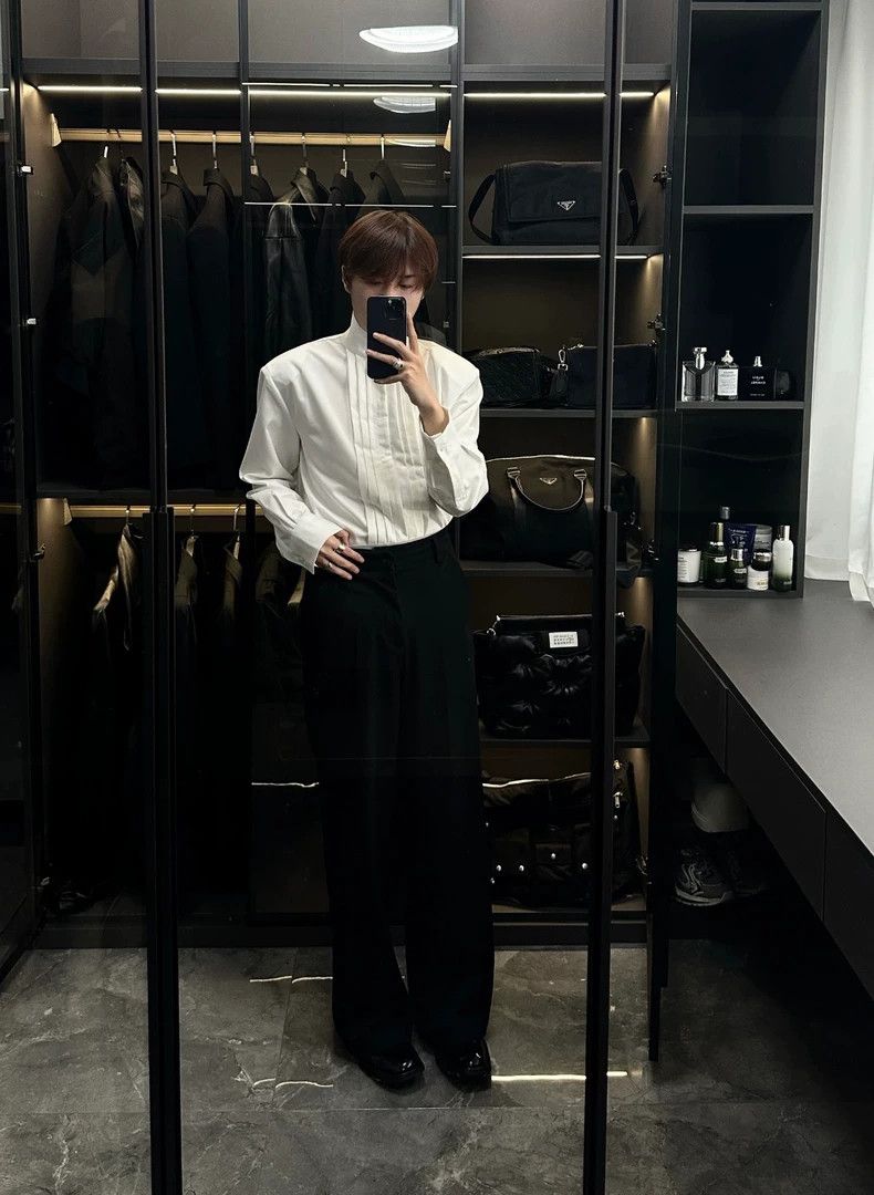 Saint Laurent Paris saint laurent paris size 39 24ss White Organ Shirt 2503-Nex Size US M / EU 48-50 / 2 - 5 Thumbnail