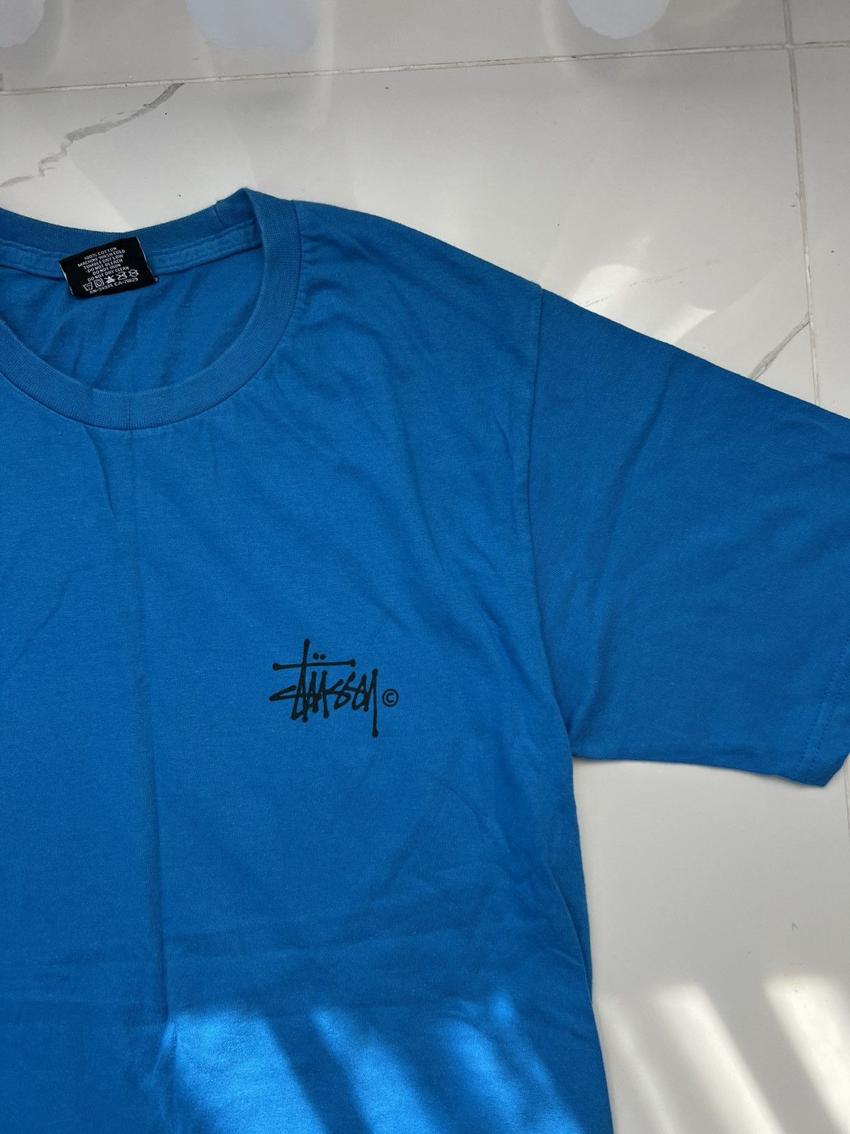 Stussy × Vintage 90's STUSSY BIG LOGO RARE Y2K TEE ARCHIVE Size US S / EU 44-46 / 1 - 5 Thumbnail