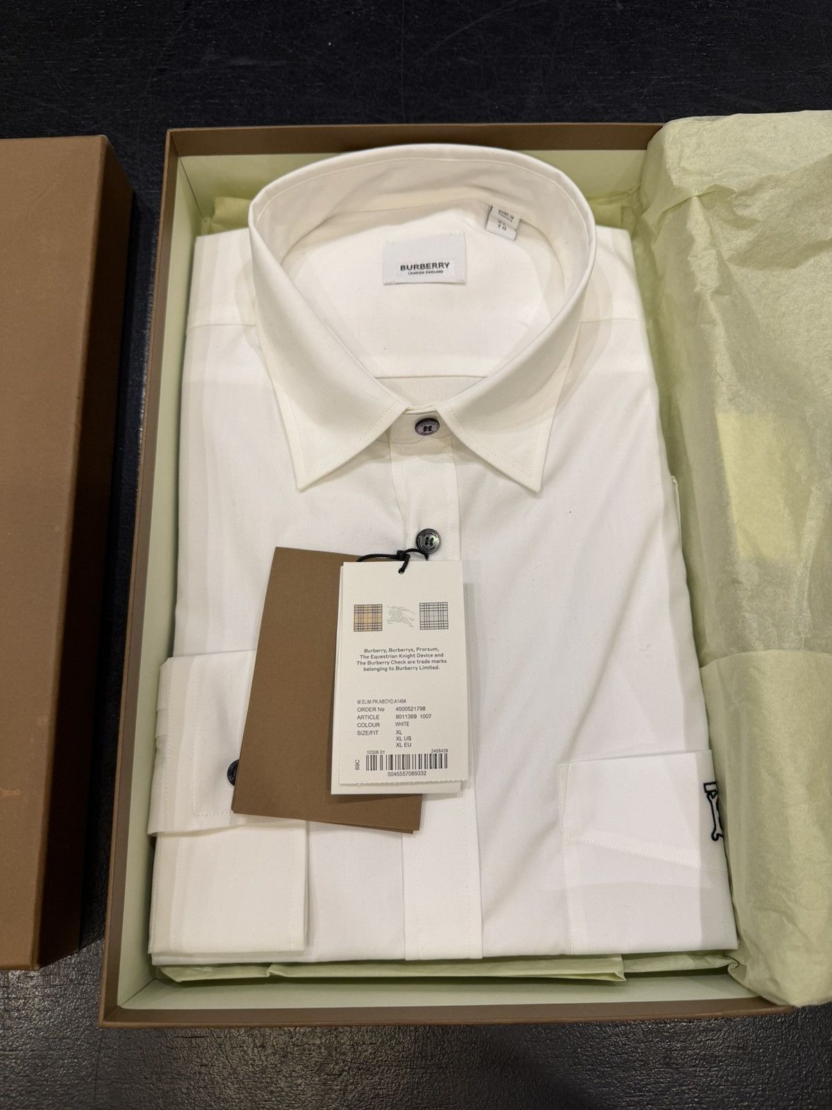 Burberry Burberry TB Button Up Shirt Size US XL / EU 56 / 4 - 1 Thumbnail