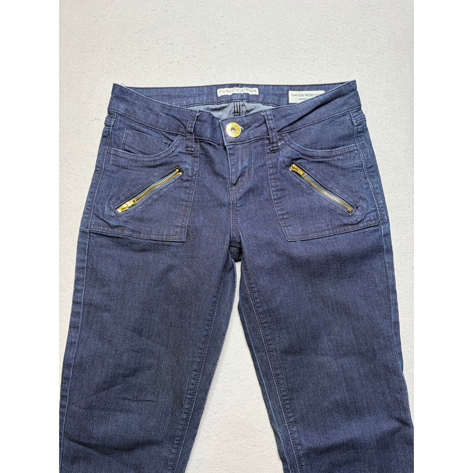 Guess Guess Adrianna Fit Low Rise Skinny Boot Jeans Women’s Dark Size 28" / US 6 / IT 42 - 3 Thumbnail