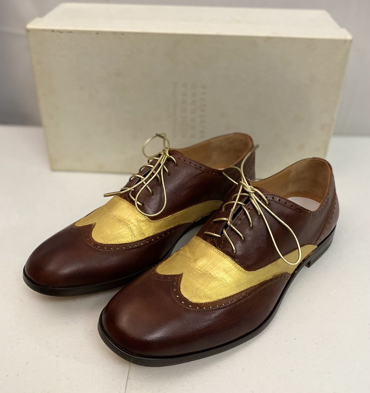 Maison Margiela Maison Margiela 22 🇮🇹 70’s San Fran Ceremony Wingtip Reps New Size US 9 / EU 42 - 11 Thumbnail