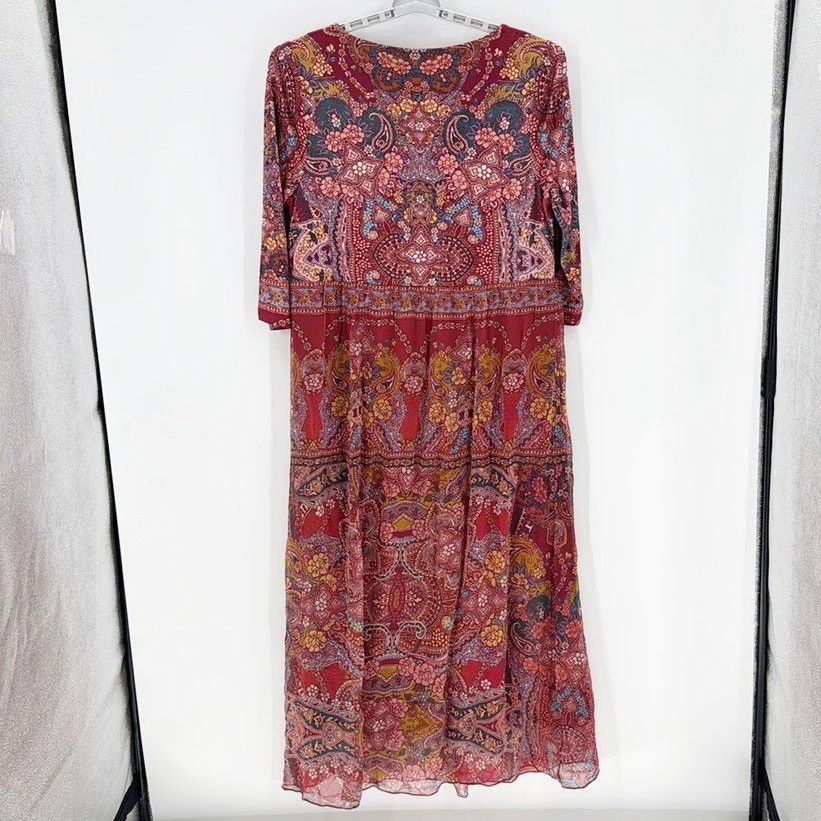 Soft Surroundings Soft Surroundings Niran Maxi Dress Size L Bohemian western Size L / US 10 / IT 46 - 2 Thumbnail