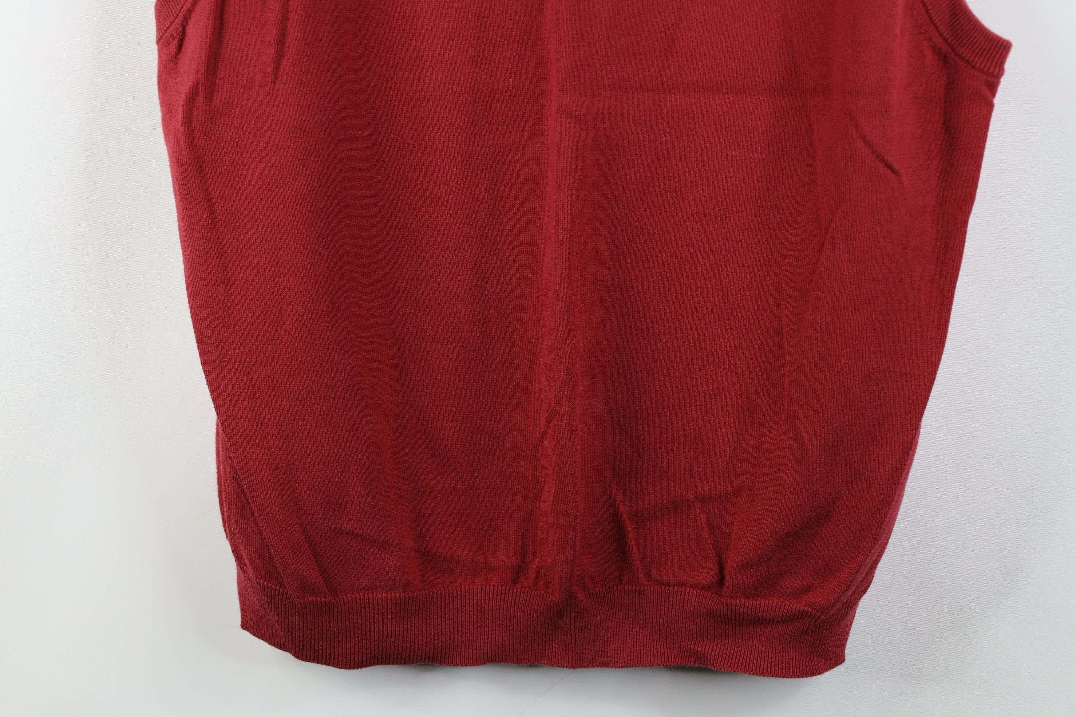 Brooks Brothers Vintage Brooks Brothers Ribbed Knit V-Neck Sweater Vest Size US XL / EU 56 / 4 - 3 Thumbnail