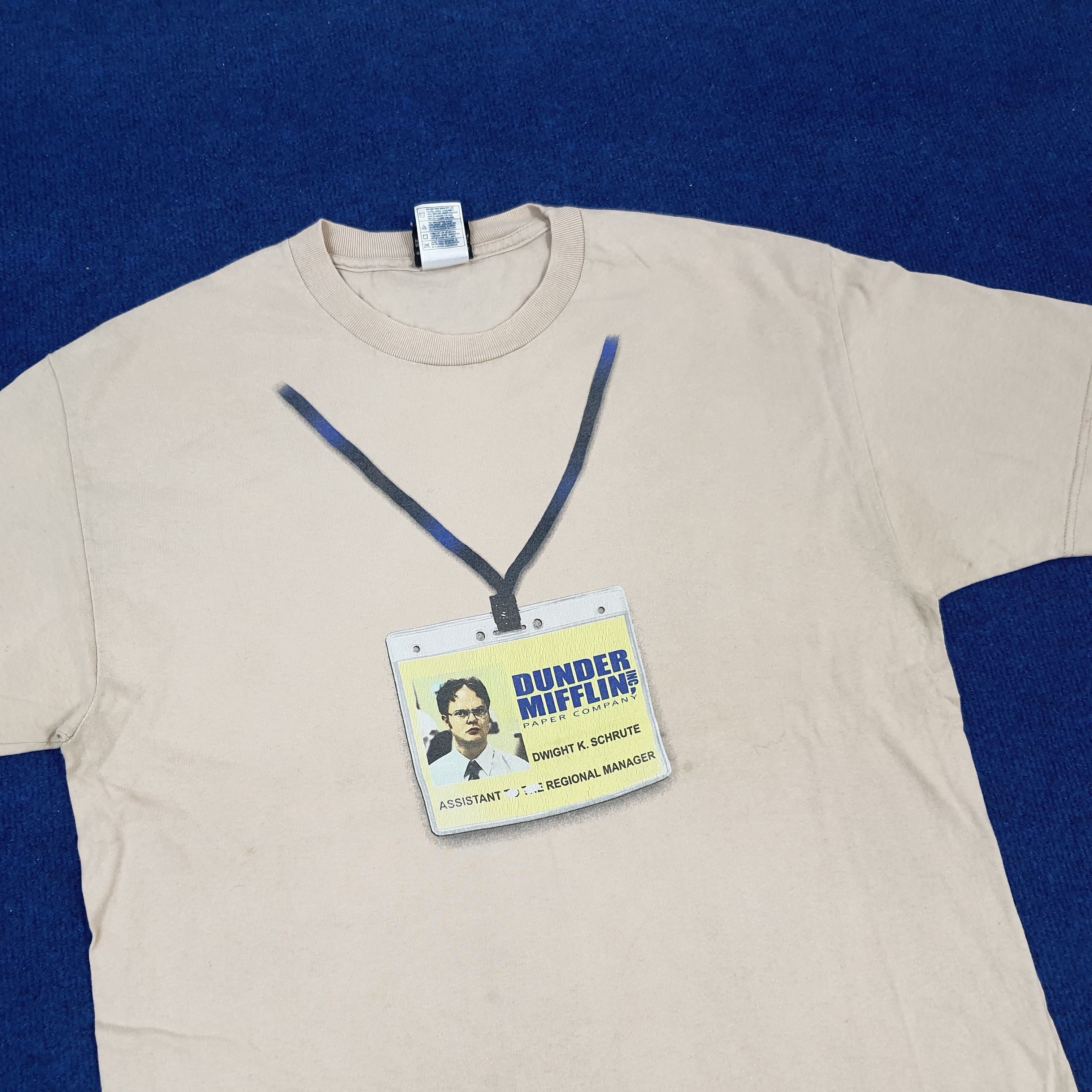 Vintage Vintage The Office DUNDER MIFFLIN American TV Series T-Shirt Size US L / EU 52-54 / 3 - 2 Thumbnail